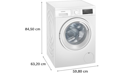 Waschmaschine »WU14UT22«, iQ500, WU14UT22, 9 kg, 1400 U/min