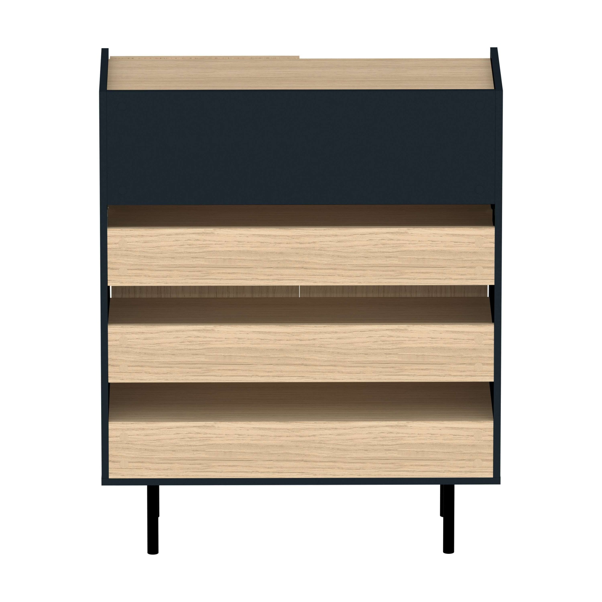 TemaHome Schuhschrank »Sienna flexibler Schrank, Mehrzweckschrank, Schuhkommode,«, 2 Türen, variable Böden, mit Metallfüsse