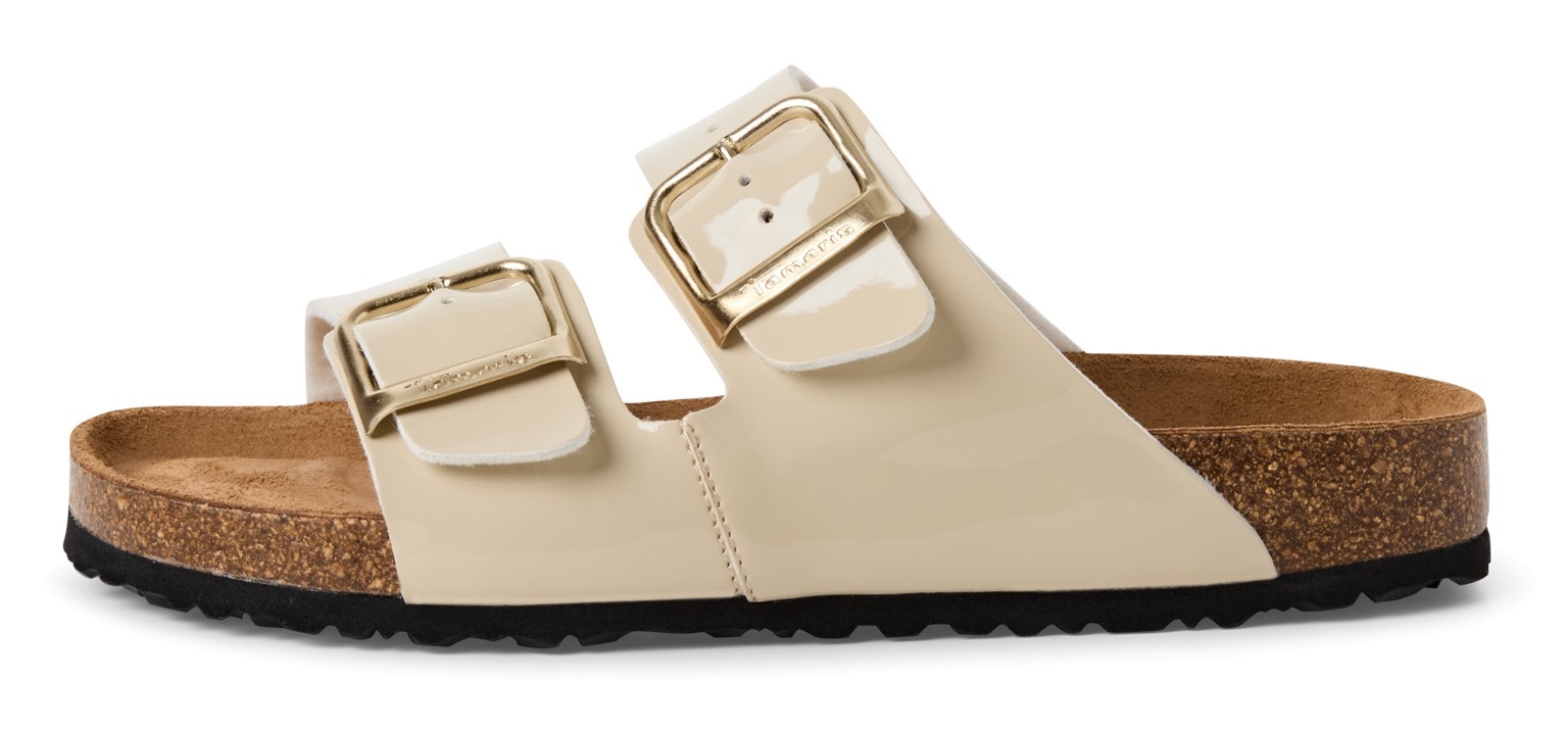 Tamaris Pantolette, Sommerschuh, Schlappen mit gepolstertem Fußbett