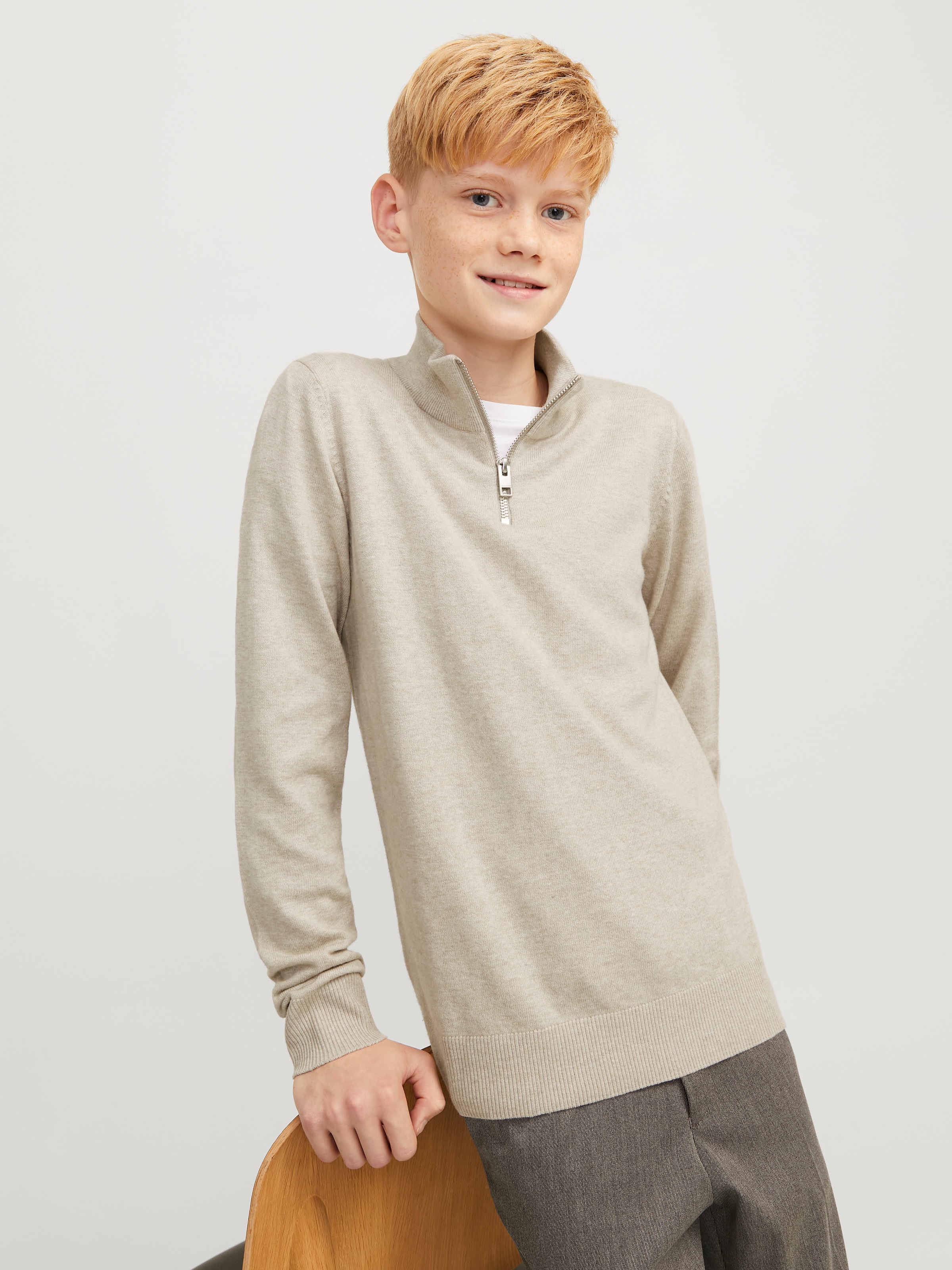 Jack & Jones Junior Troyer »JJEEMIL KNIT HALF ZIP NOOS JNR«