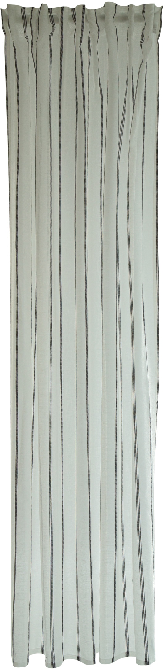 HOMING Gardine "Vali" verdeckte Schlaufen 1 Stk. tlg. Streifen, modern, Wohnzimmer, Schlafzimmer