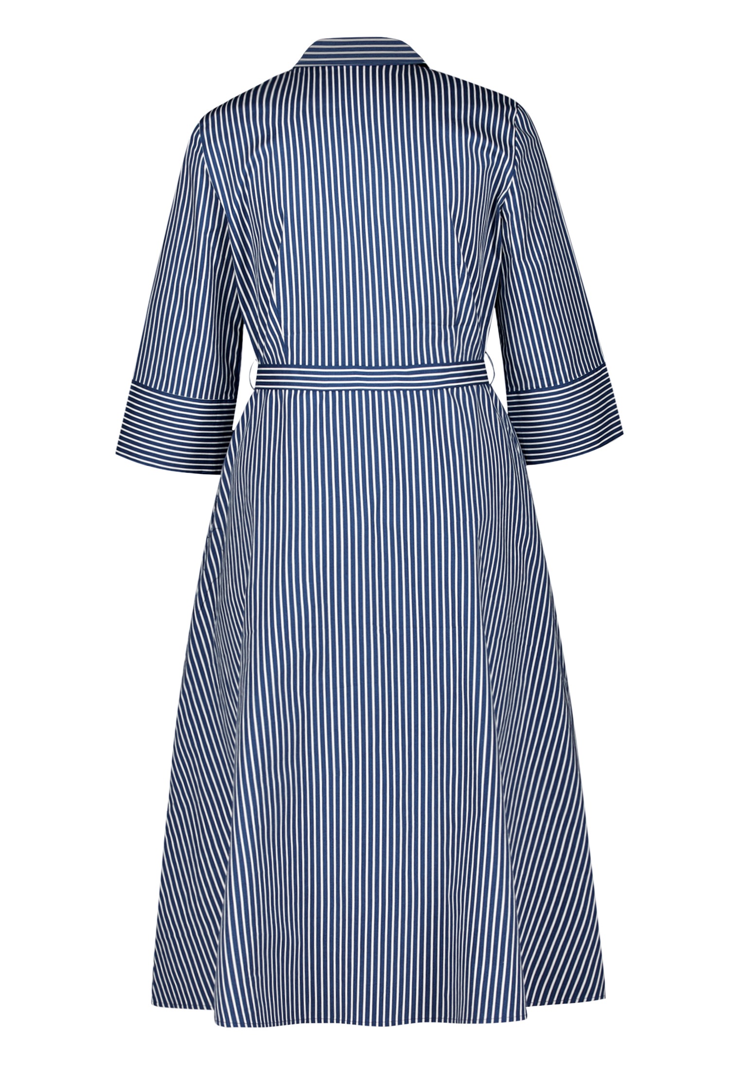 Zero Hemdblusenkleid »Damen mit 3/4 Arm« Bindegürtel