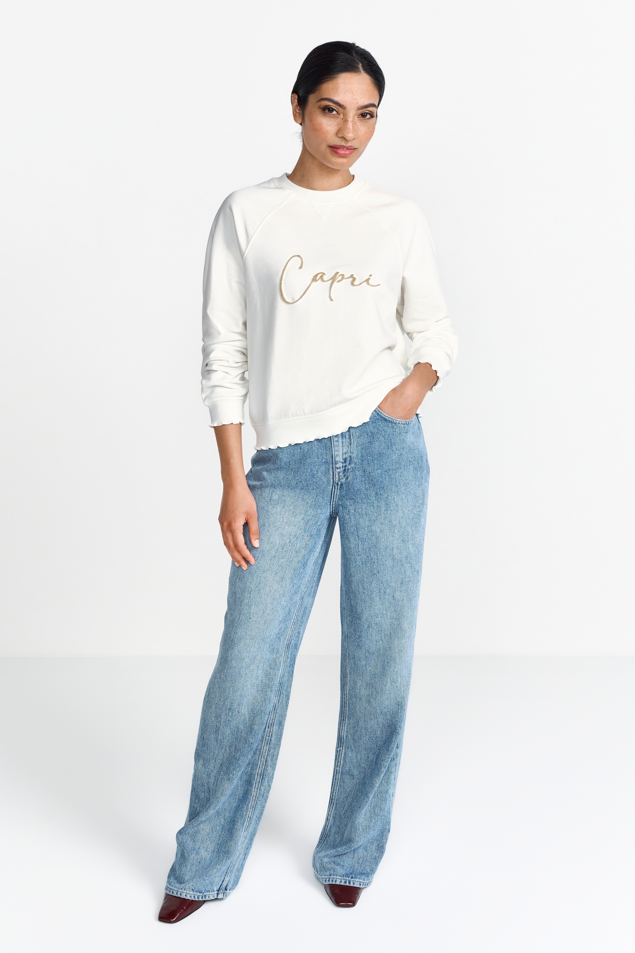 RICHROYAL Sweater, Mit Raglanärmeln