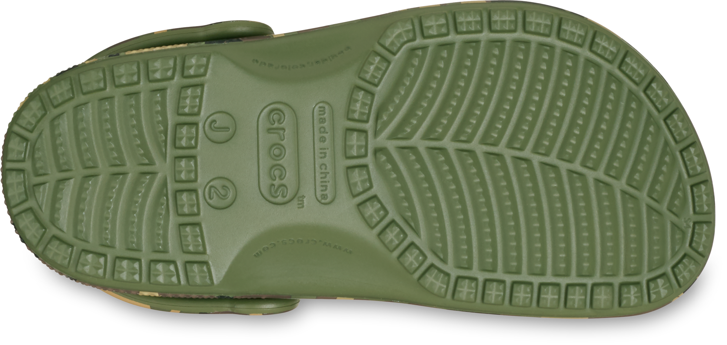 Crocs Clog »Classic Camouflage Clog«  Sommerschuh, Strandschuh, Sandale, Hausschuh mit Lüftungsöffnungen