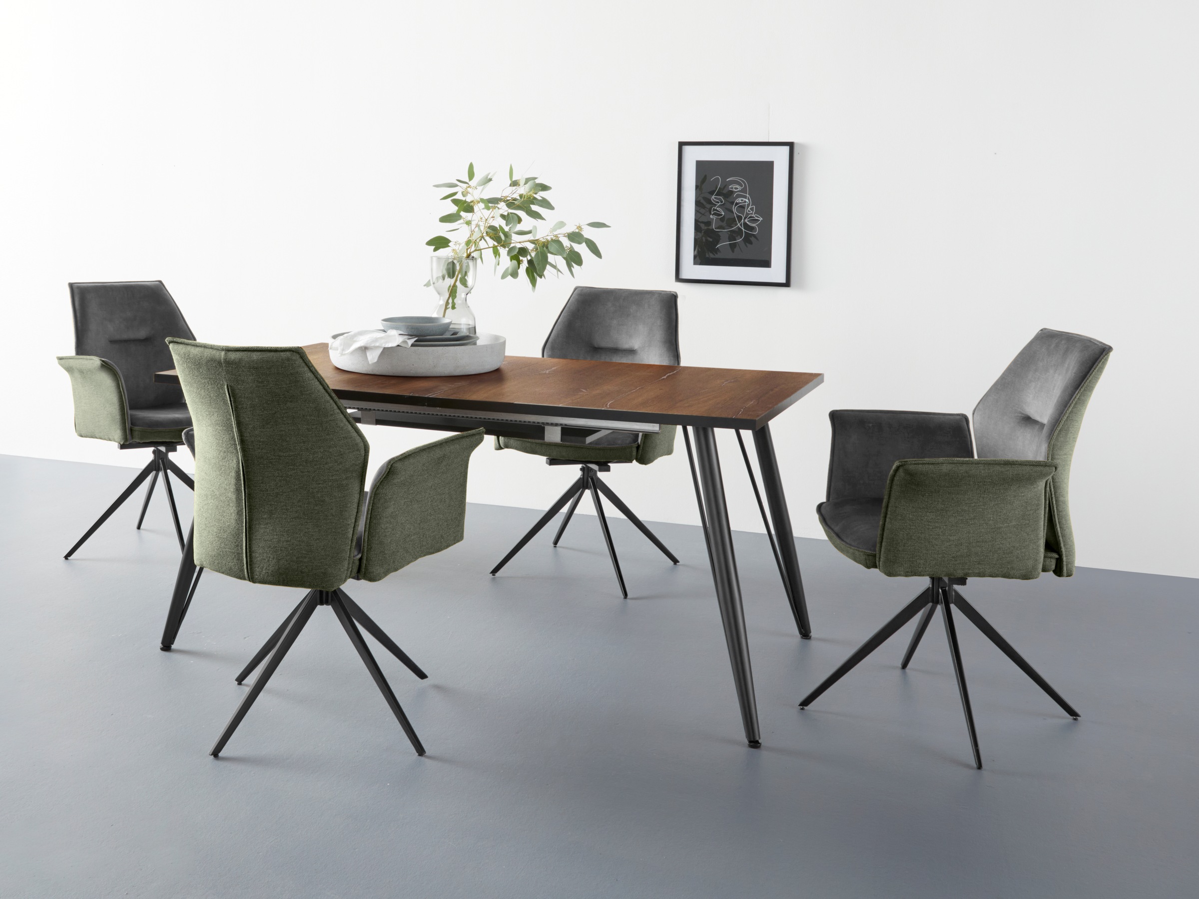 HELA Esszimmersessel "SUSANNE" Set, Esszimmerstuhl, Drehstuhl, 1 oder 4 Stü günstig online kaufen