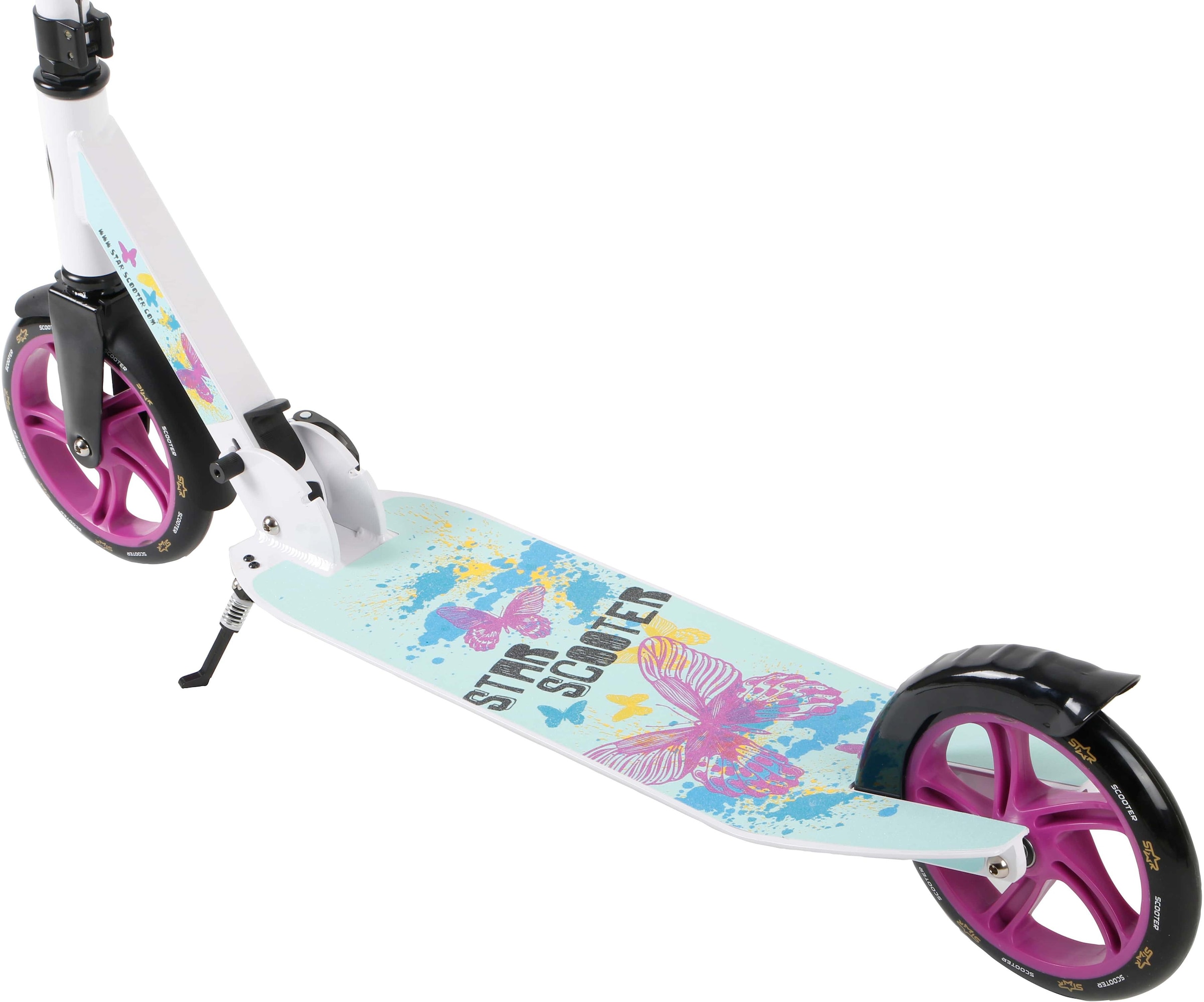 Star-Scooter Cityroller, XXL Trittbrett, Abgesenktes Trittbrett