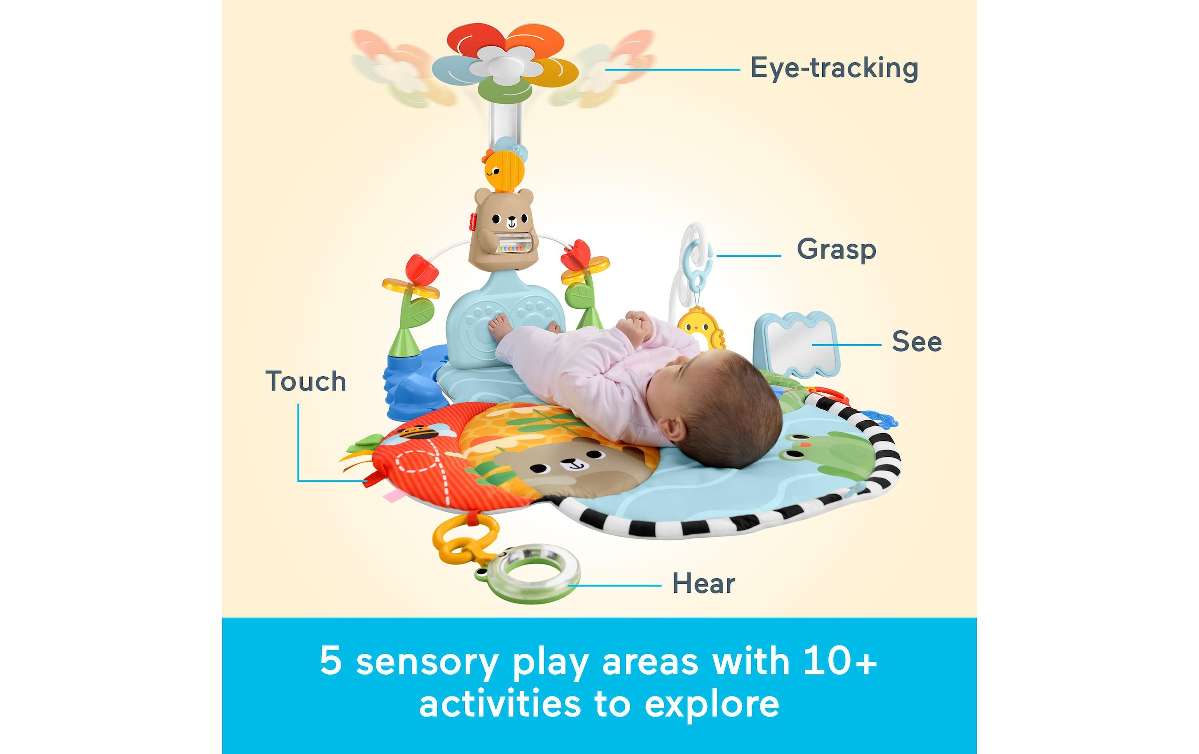Fisher-Price® Spielbogen »Balanced Beginnings 3-in-1 Kick & Sway«