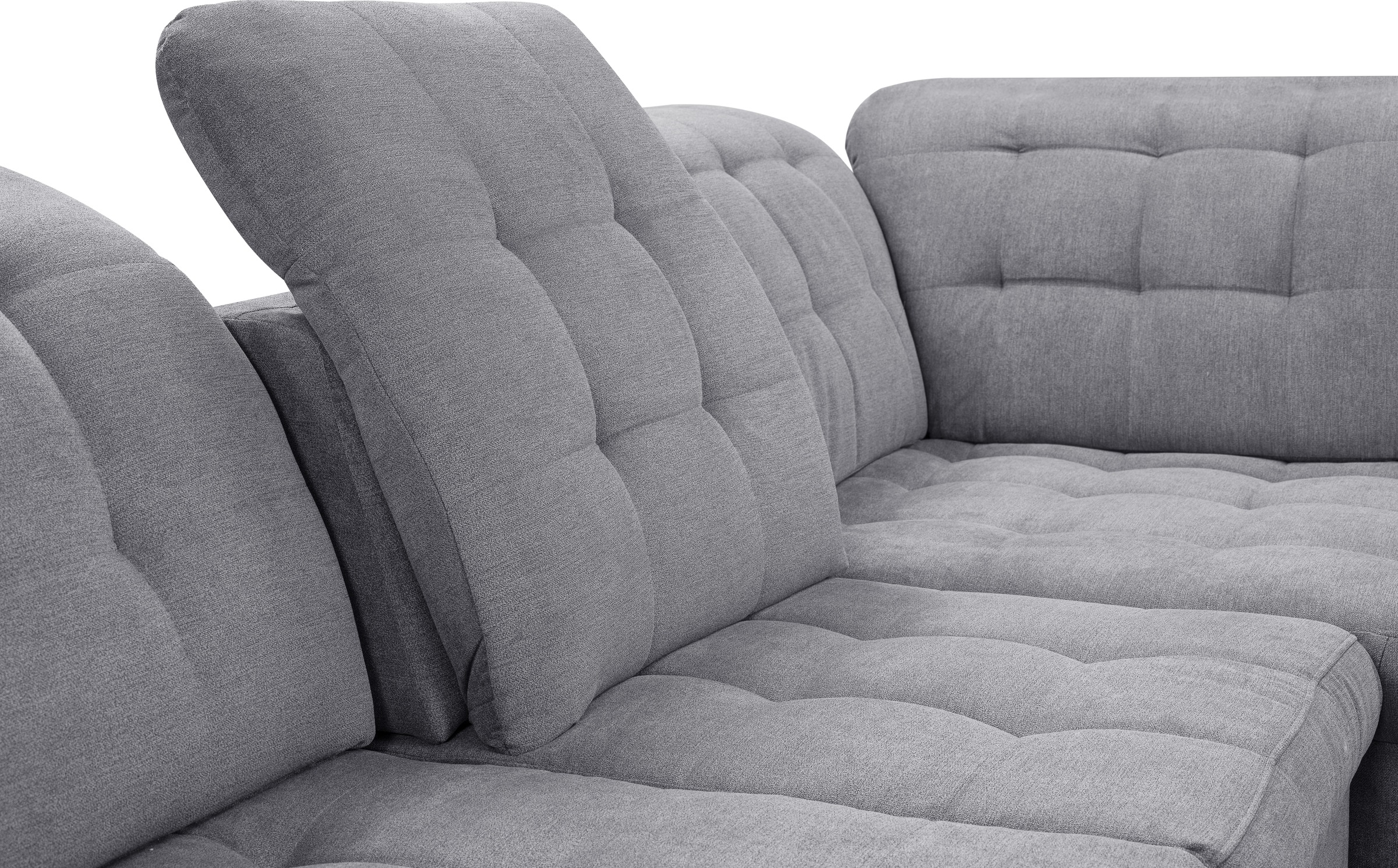 WERK2 Wohnlandschaft »Kordula-New Multifunktion Couch, Breite 332cm, U-Form«, Sofa in U-Form mit Schlaffunktion & Bettkasten, Schlafcouch