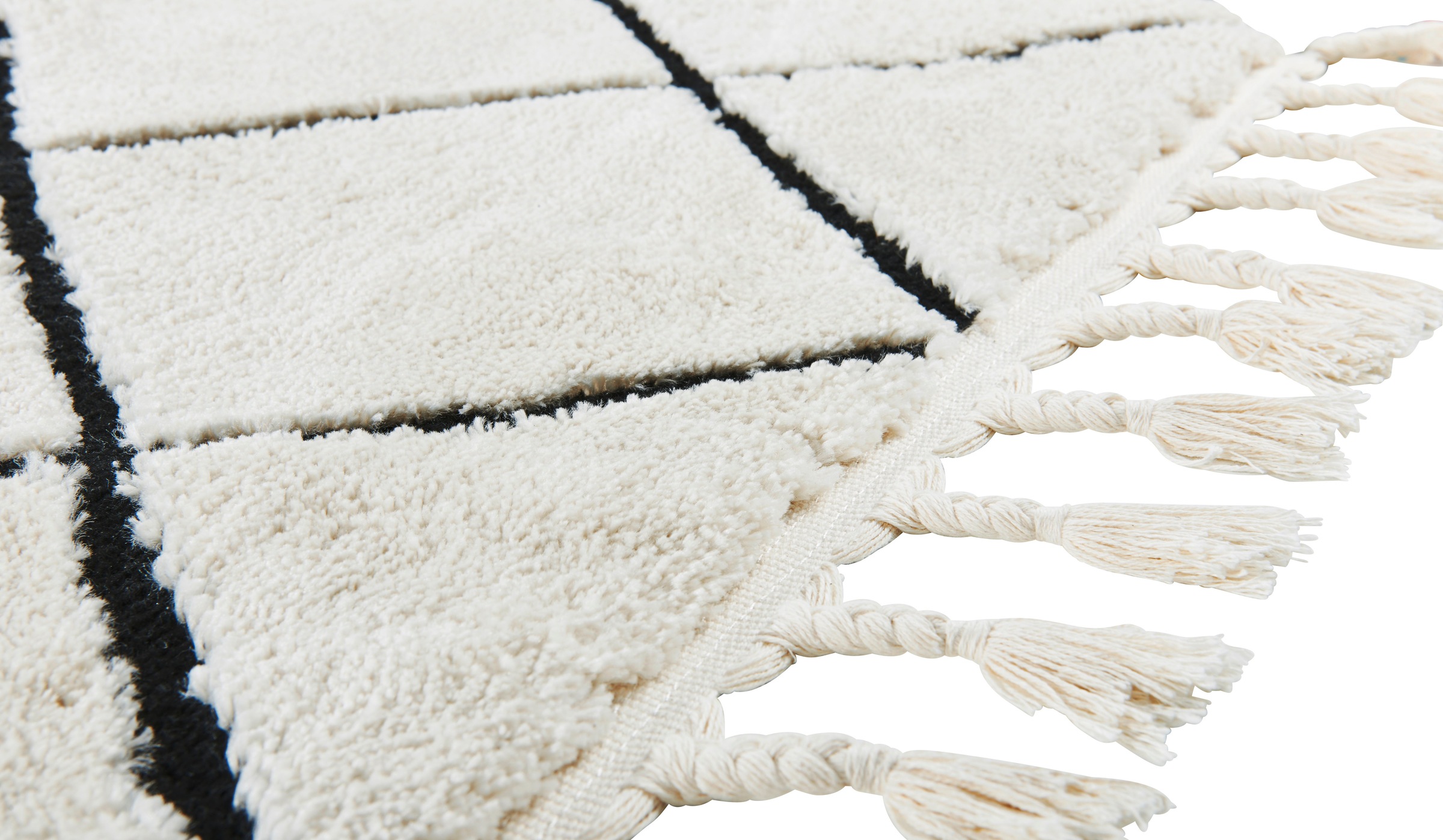 done.® Teppich BAUR auf Hoch-Tief rechteckig, modernes mit Fransen Rechnung Effekt, | Scandi »LAKE«, Design