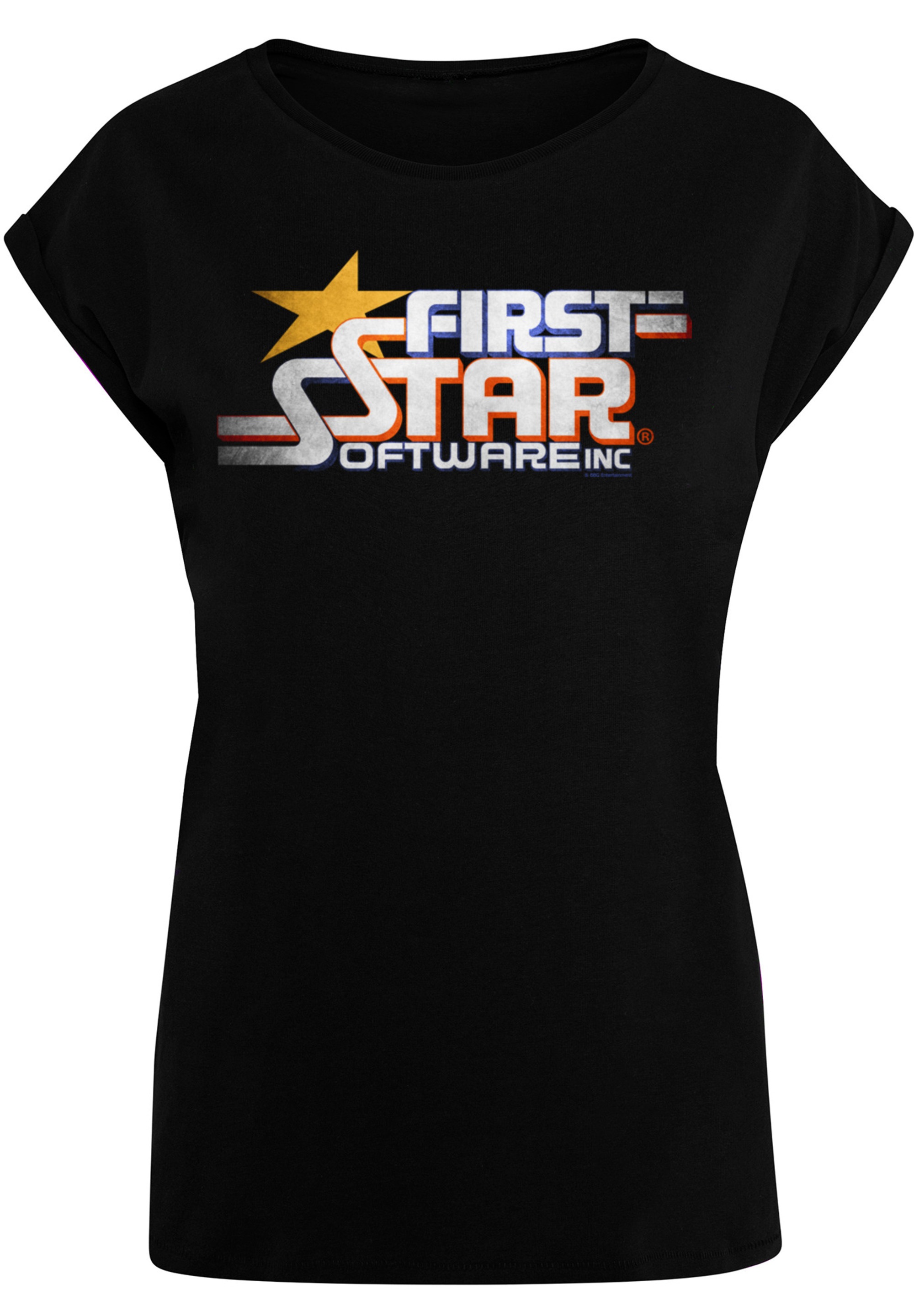 F4NT4STIC T-Shirt »Retro Gaming FIRSTSTAR Inc«, Print