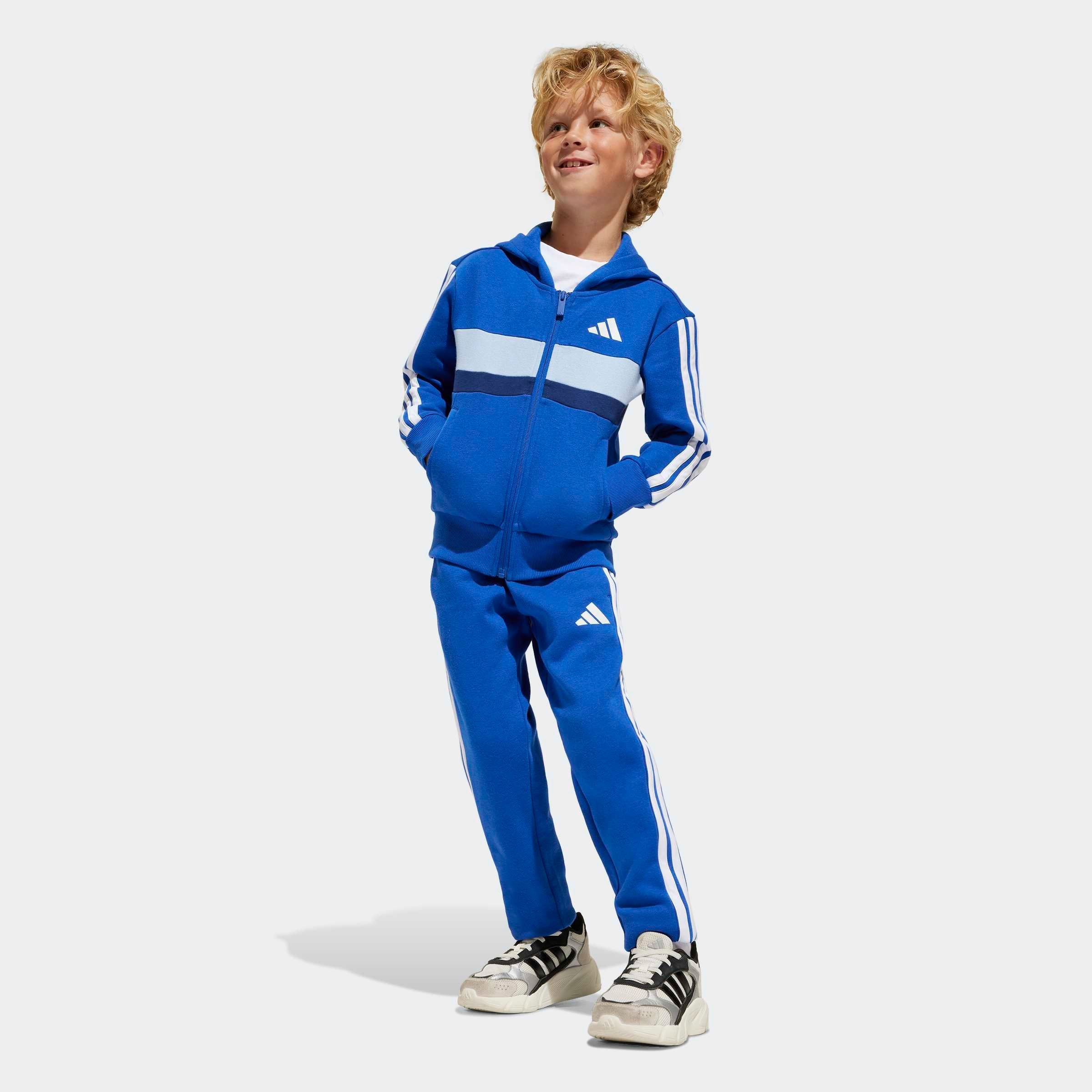 adidas Sportswear Trainingsanzug "SEASONAL ESSENTIALS TIBERIO 3-STREIFEN KIDS" 2 Stk.