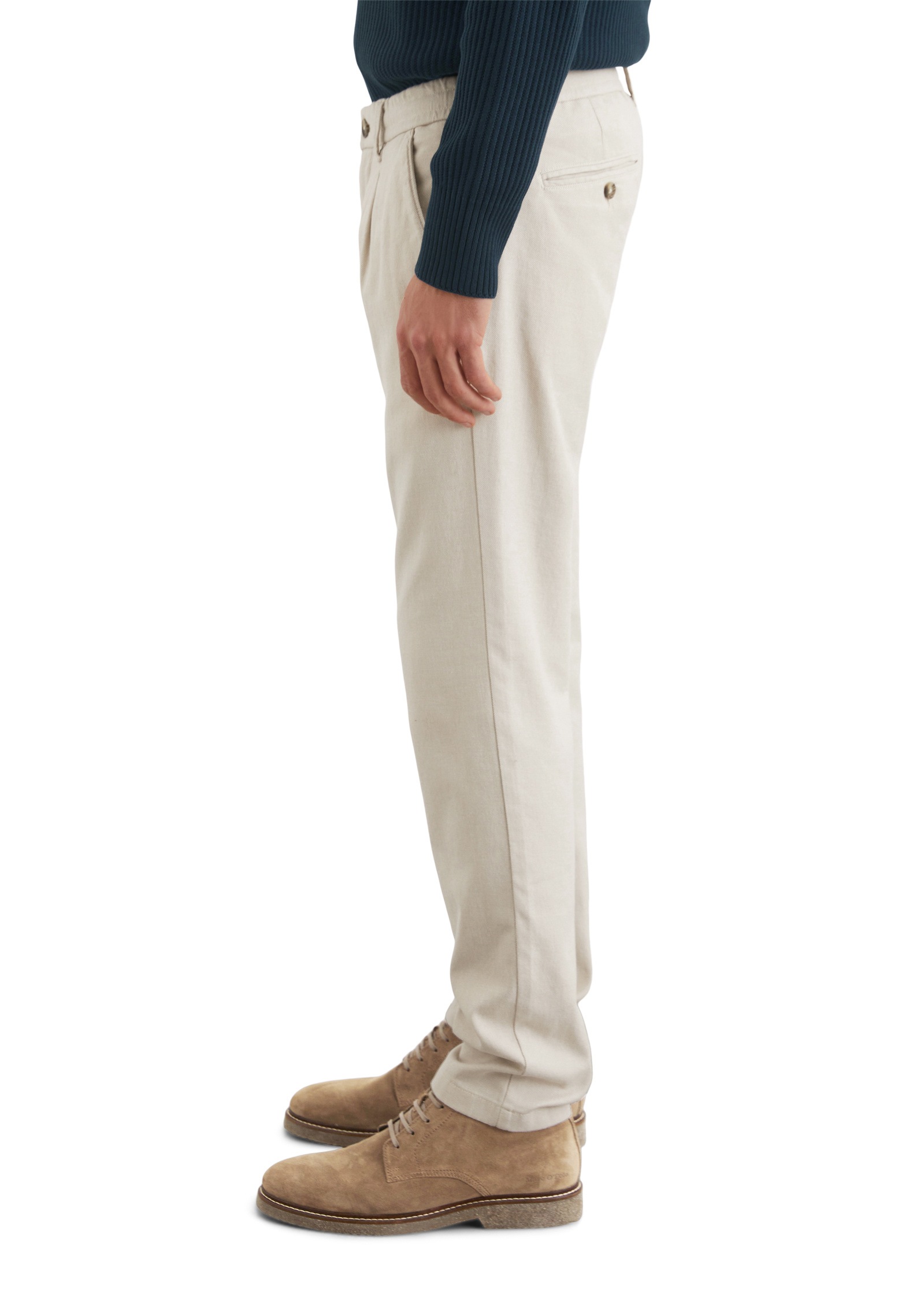 Marc O'Polo Chinohose »mit Bundfalten-Details«
