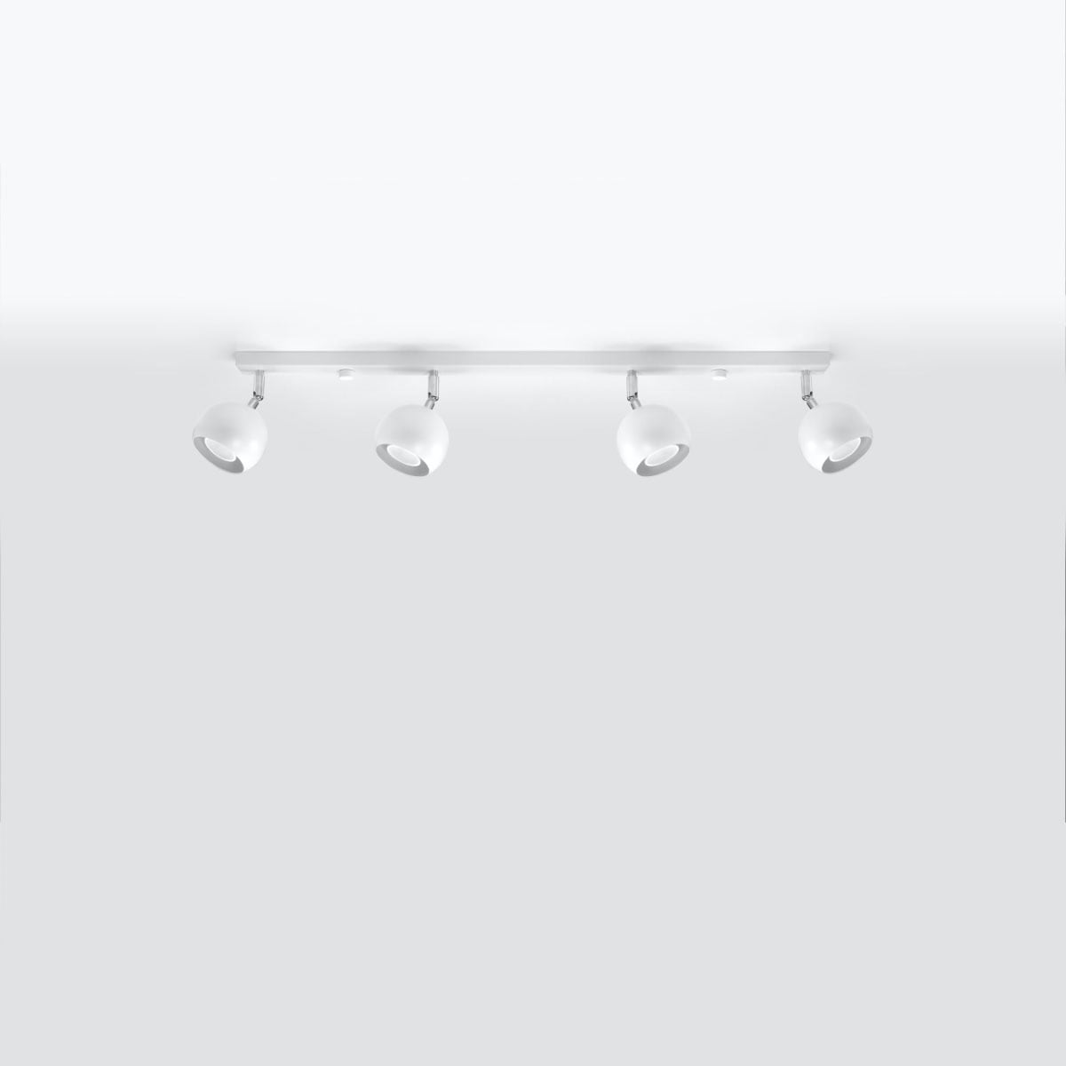 SOLLUX lighting Deckenleuchte »OCULARE«, 4 flammig, Leuchtmittel GU10 | ohne Leuchtmittel, beweglicher Lampenschirm