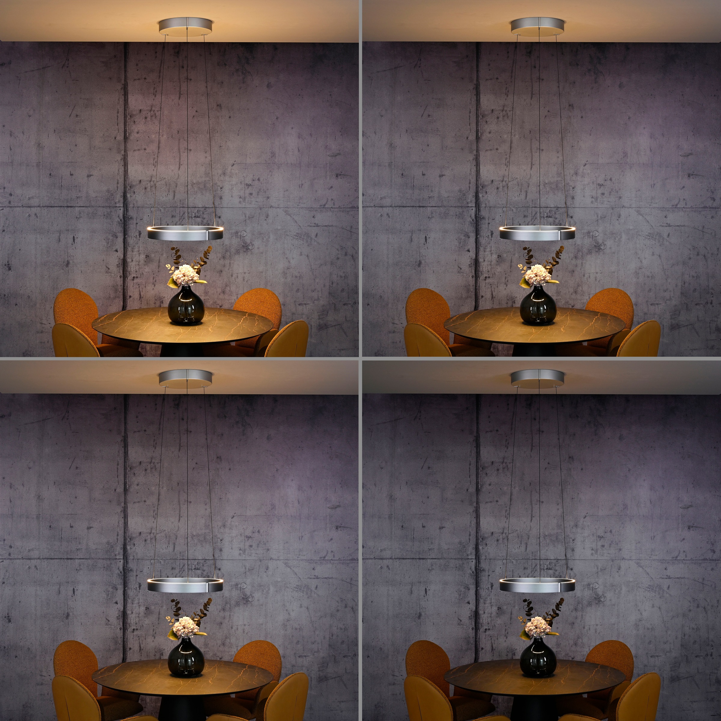 Neuhaus PURE LED Pendelleuchte »PURE E-Clipse« LED-Board 1 Stk. warmweiß - kaltweiß e-LIFT®-Funktion, CCT, dimmbar über Fernbedíenung