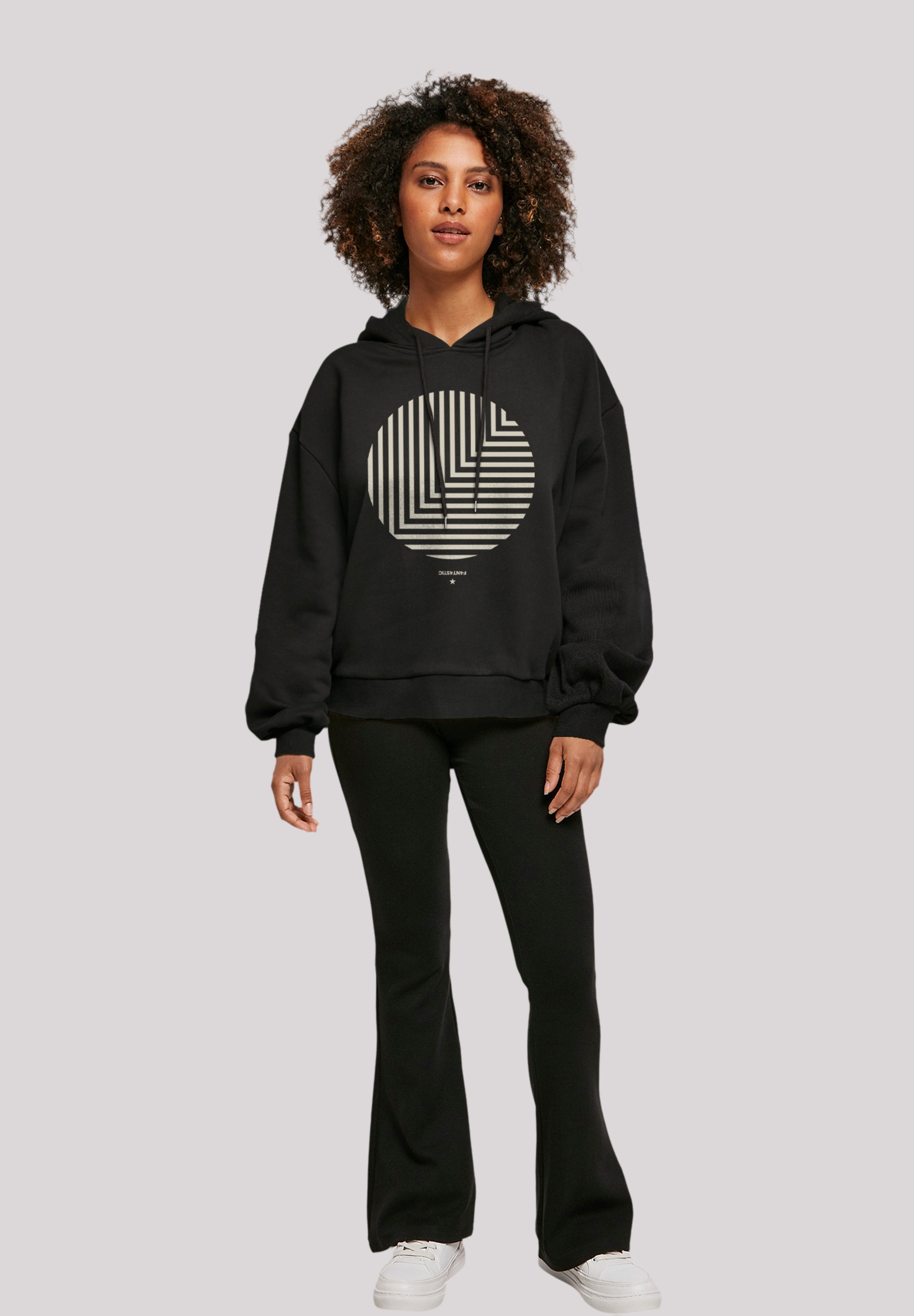 F4NT4STIC Kapuzenpullover »Geometrics Grün«, Print