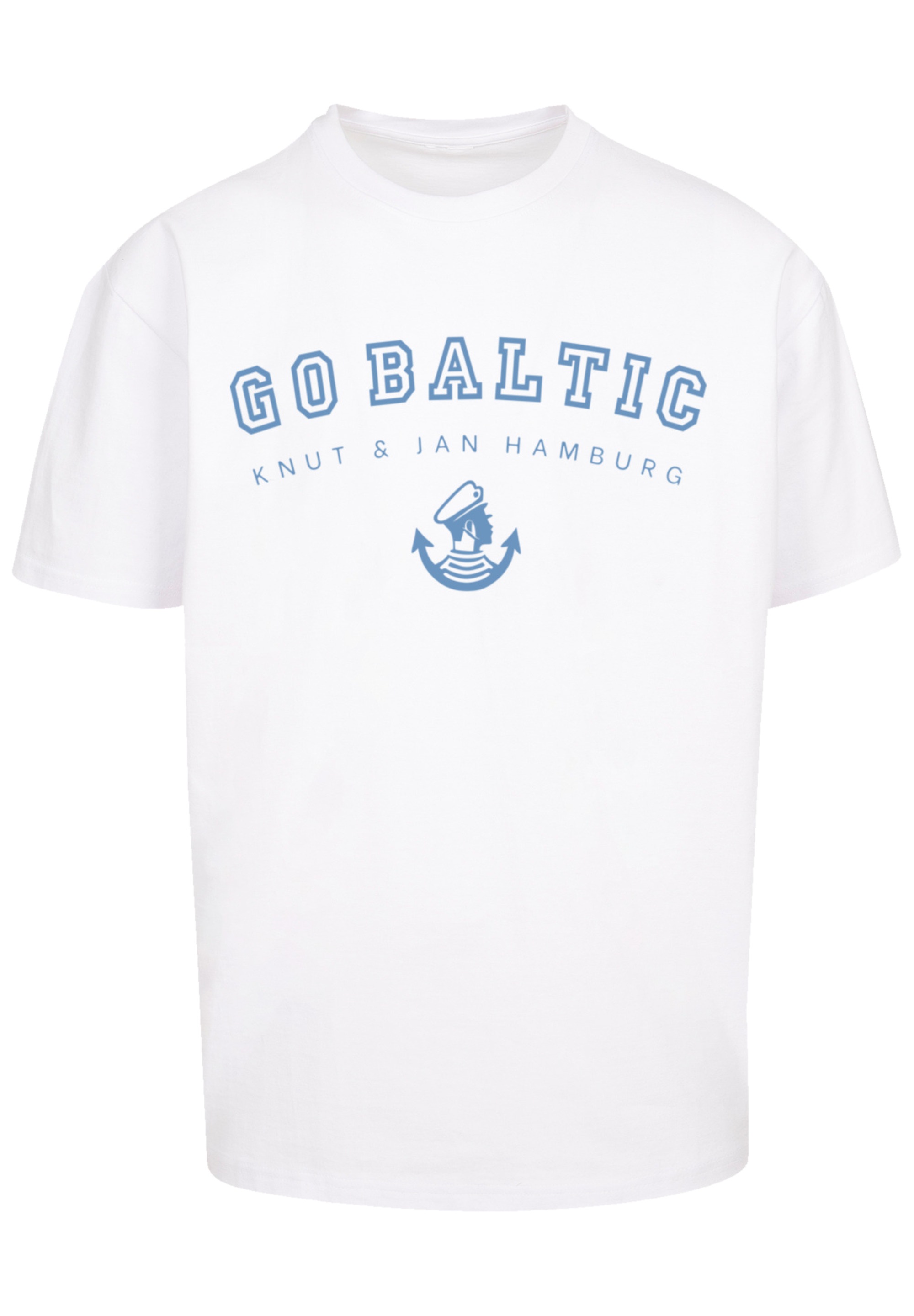 F4NT4STIC T-Shirt »Go Baltic Ostsee Knut & Jan Hamburg«, Print