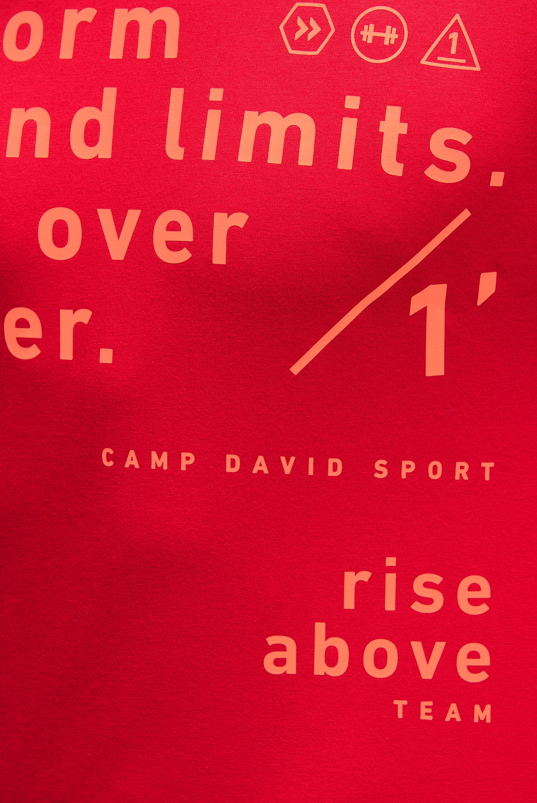 CAMP DAVID Rundhalsshirt mit Baumwolle