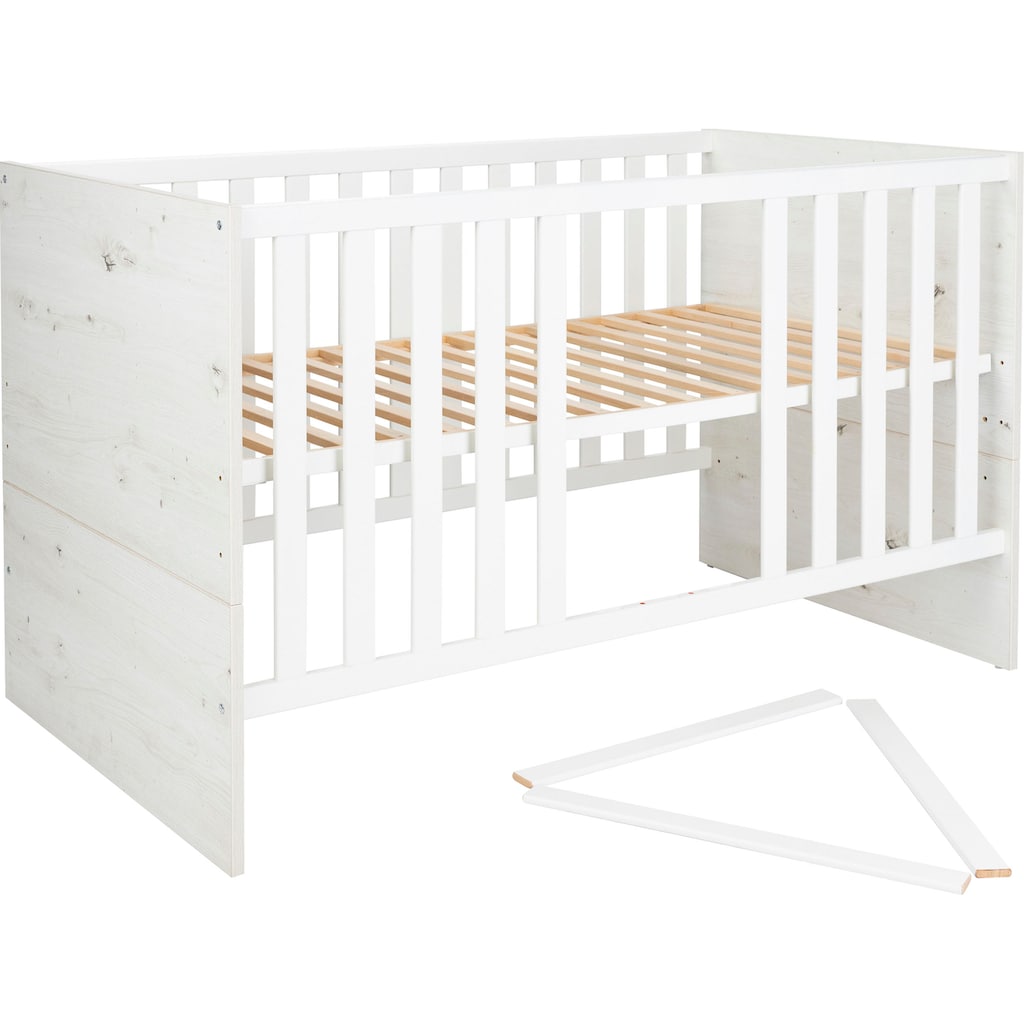 arthur berndt Babyzimmer-Komplettset »Babyzimmer Set »Lavea« 3-teilig«, (Set, Babymöbel-Set »Lavea«: Kleiderschrank, Kinderbett und Wickelkommode)