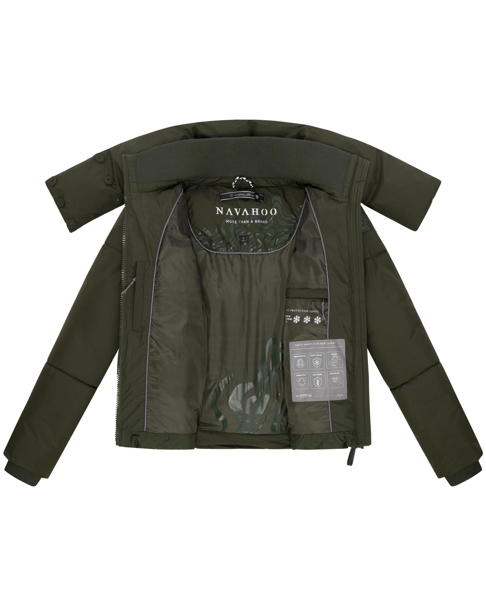 Navahoo Outdoorjacke »Traumelfe 14«, ohne Kapuze, Winter Steppjacke mit hohem Kragen