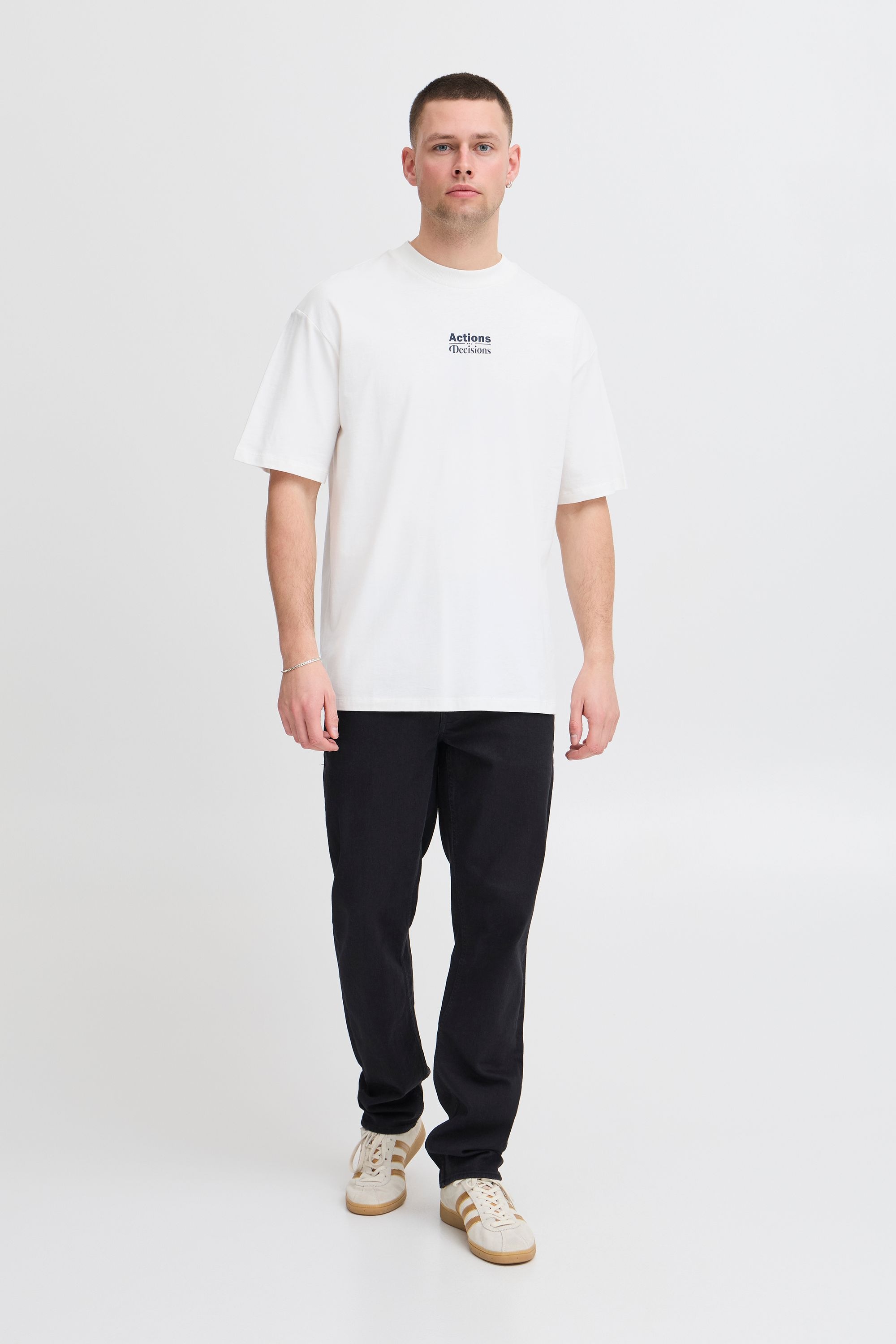 BLEND BHJAMIL T-Shirt White Size L 4