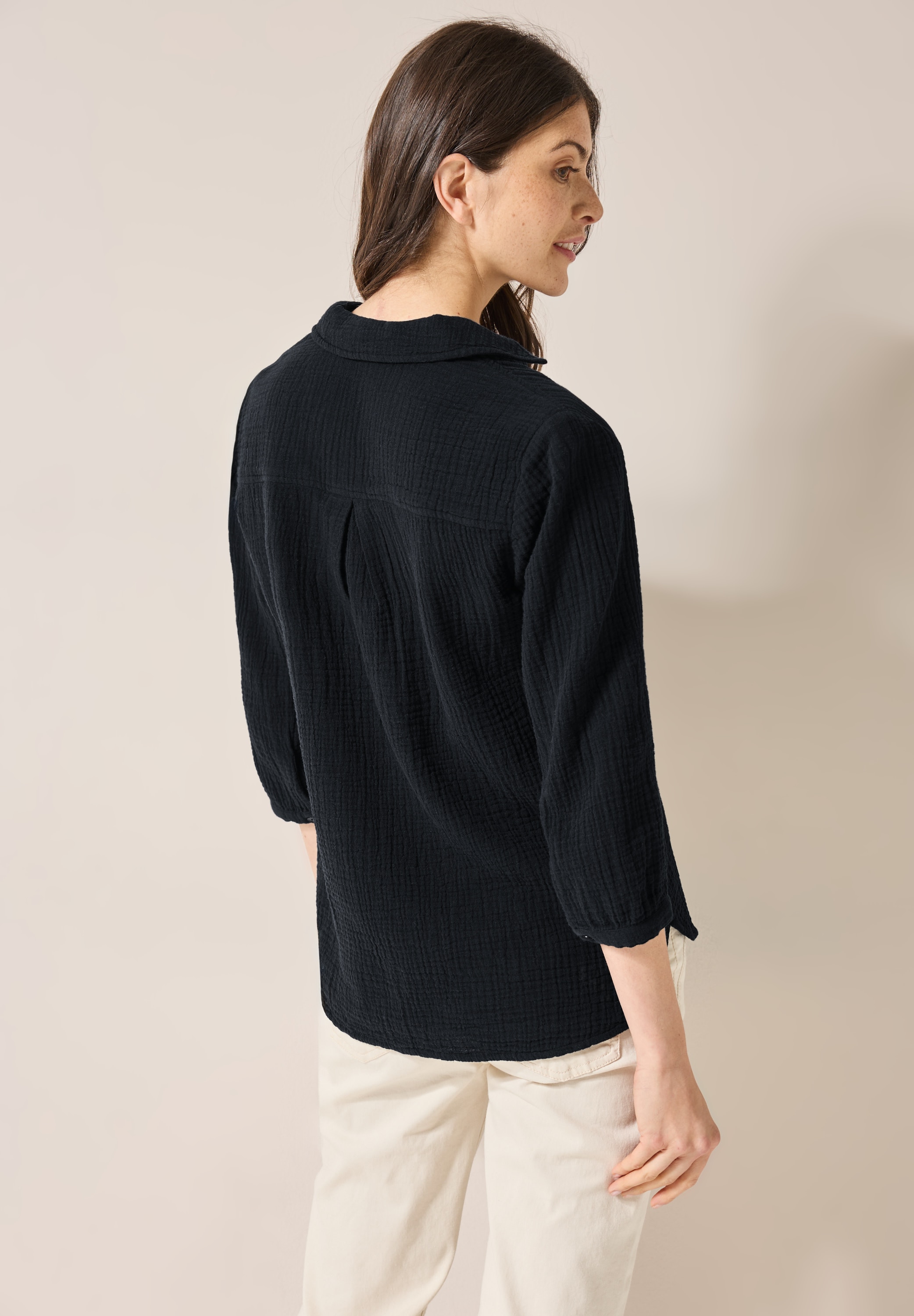 Cecil Klassische Bluse, mit 3/4 Ärmeln