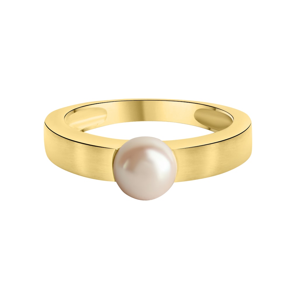 Orolino Fingerring »Gold 585 Akoya Perle weiss 6-6,5mm«