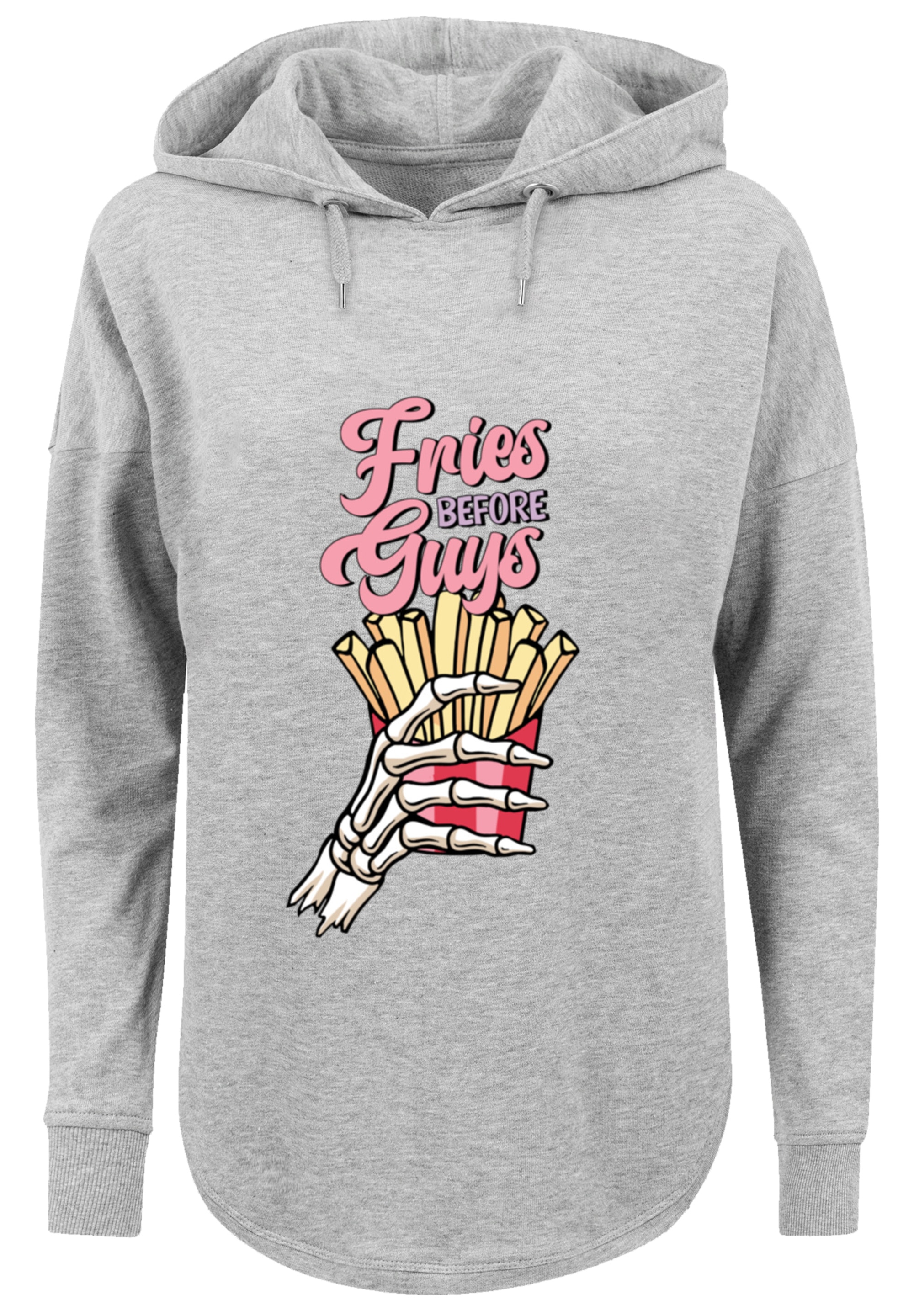 F4NT4STIC Kapuzenpullover »Anti Valentinstag Fries before guys«, Premium Qualität