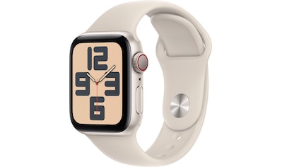 Smartwatch »Watch SE GPS 40 mm Aluminium + Cellular S/M«, (Watch OS 10 Sport Band)