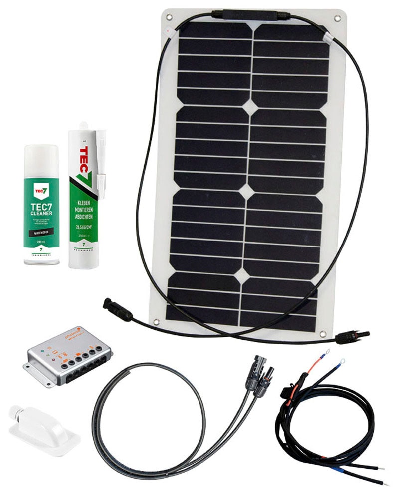 VICTRON ENERGY Solaranlage "Energy Generation Kit, Flex Rise 20 W", blau, Solarmodule