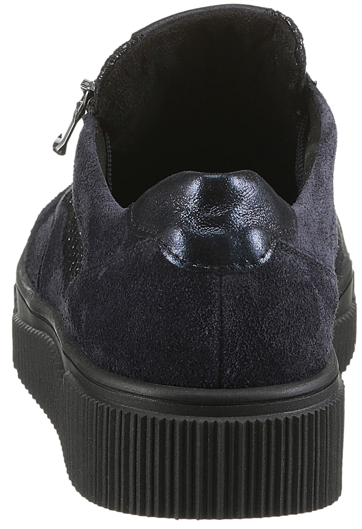 Waldläufer Plateausneaker »K-SANSA-Soft«, Komfortschuh, Bequemschuh, Schnürschuh in Extraweite K, Metallic-Optik