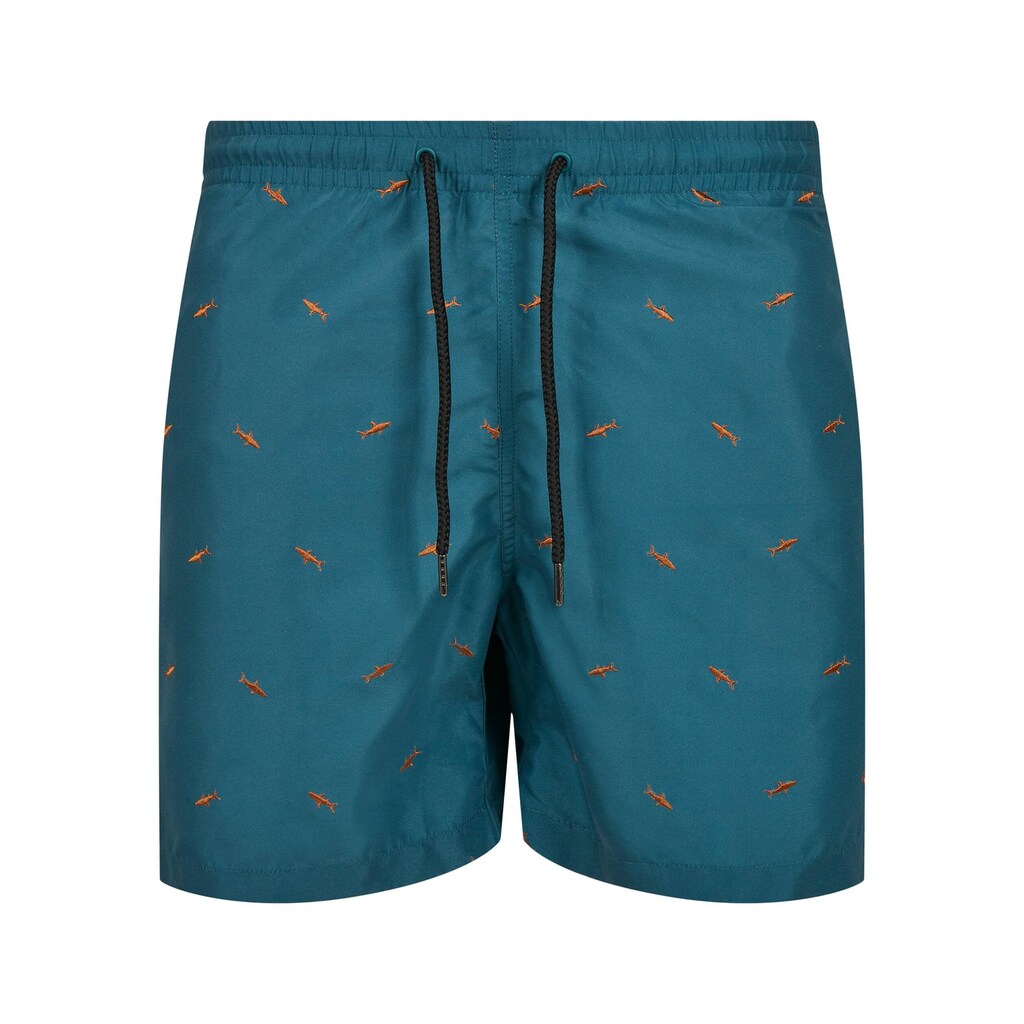 URBAN CLASSICS Badeshorts »Urban Classics Herren Embroidery Swim Shorts«