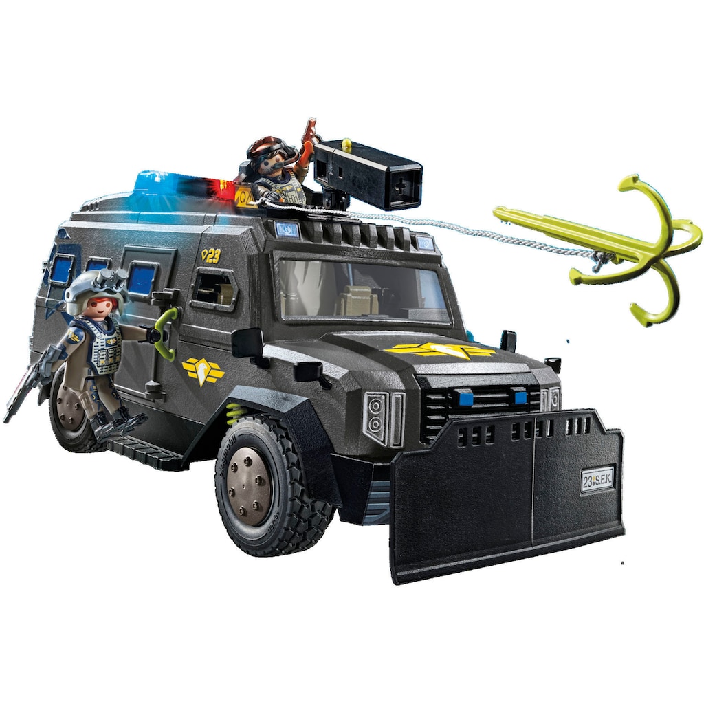Playmobil® Konstruktions-Spielset »SWAT-Geländefahrzeug (71144), City Action«, (73 St.)