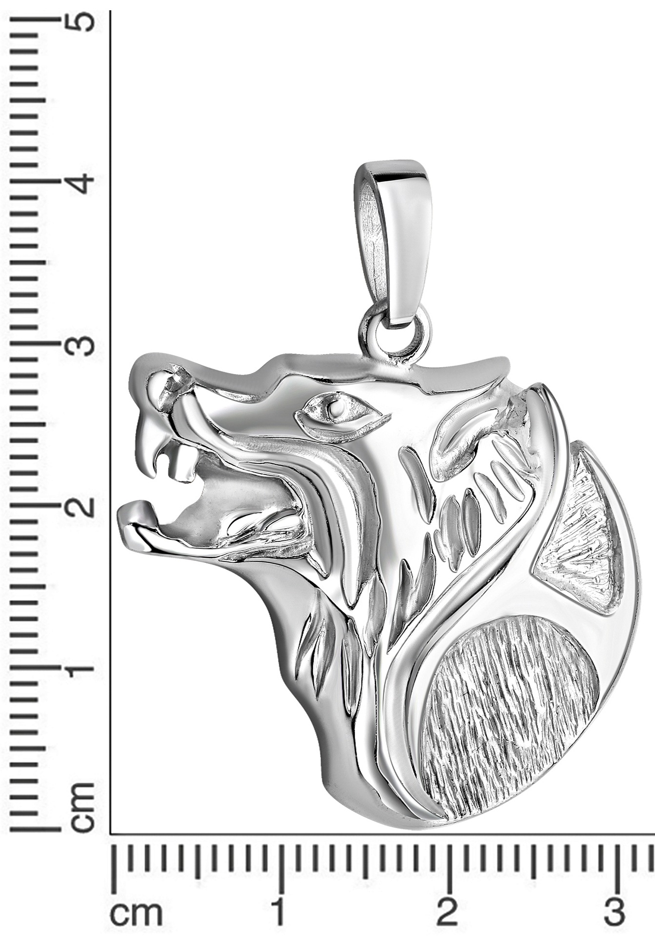 Firetti Kettenanhänger »Schmuck Geschenk Silber 925 Halsschmuck Anhänger Wolf«, Made in Germany