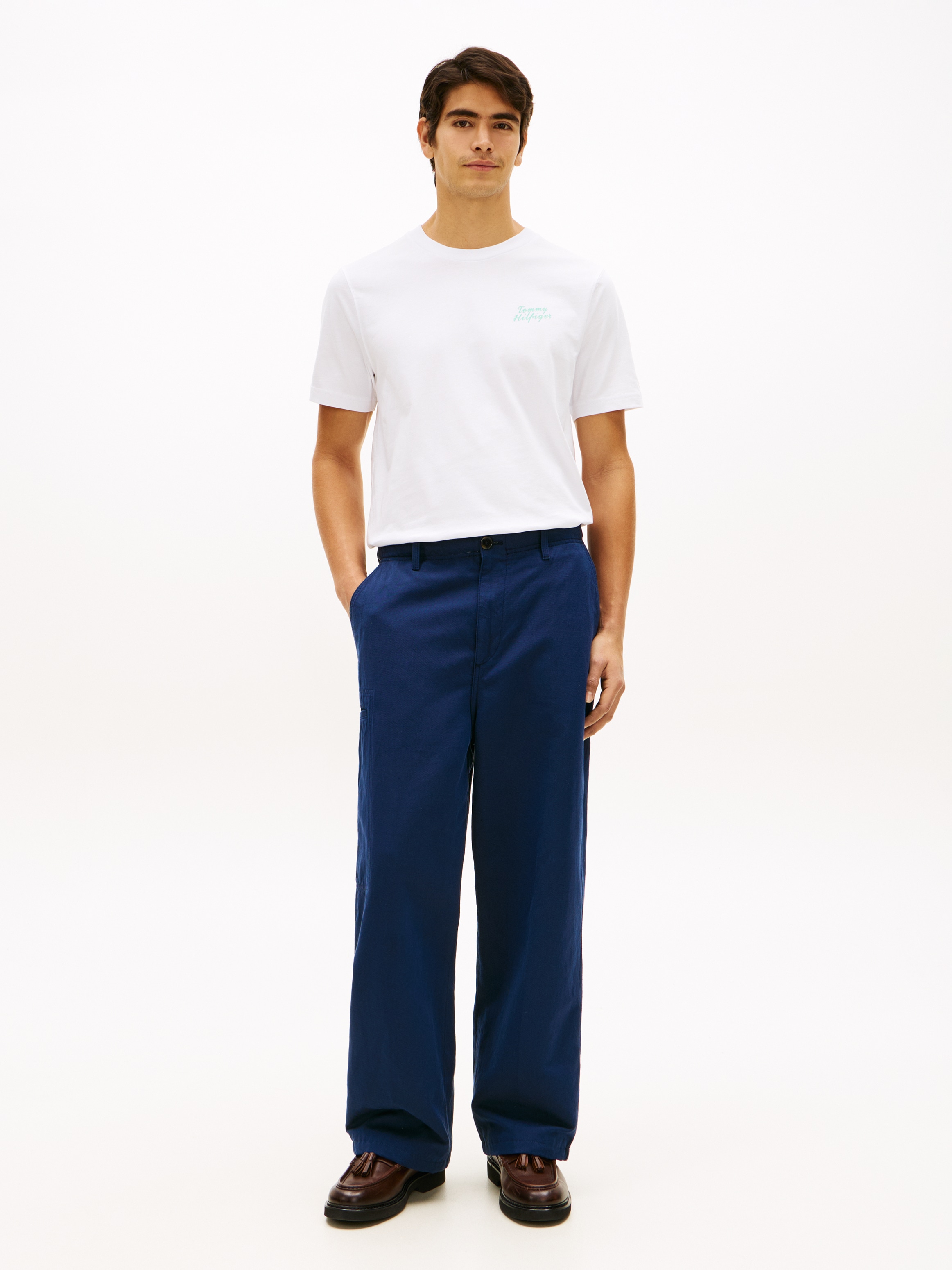 Tommy Hilfiger T-Shirt »PALM PHOTO PRINT« mit Fotoprint hinten