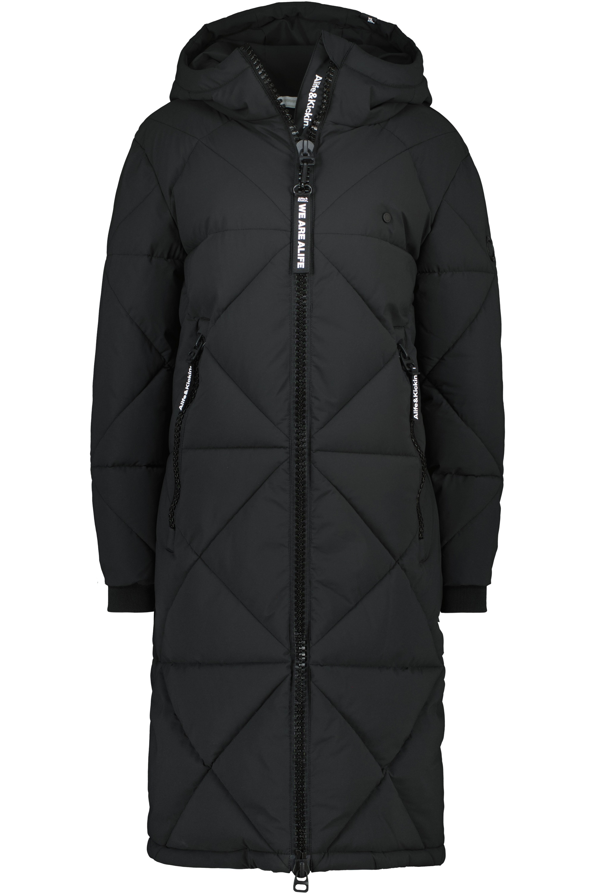 Alife & Kickin "Damen EnyaAK A Winterjacke, gefütterte Jacke" Figurnah geschnittener Wintermantel mit 2-Wege Reißverschluss