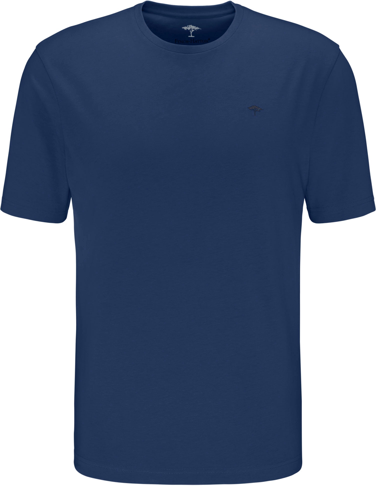 FYNCH-HATTON T-Shirt, mit Rundhals und Logo-Stickerei günstig online kaufen