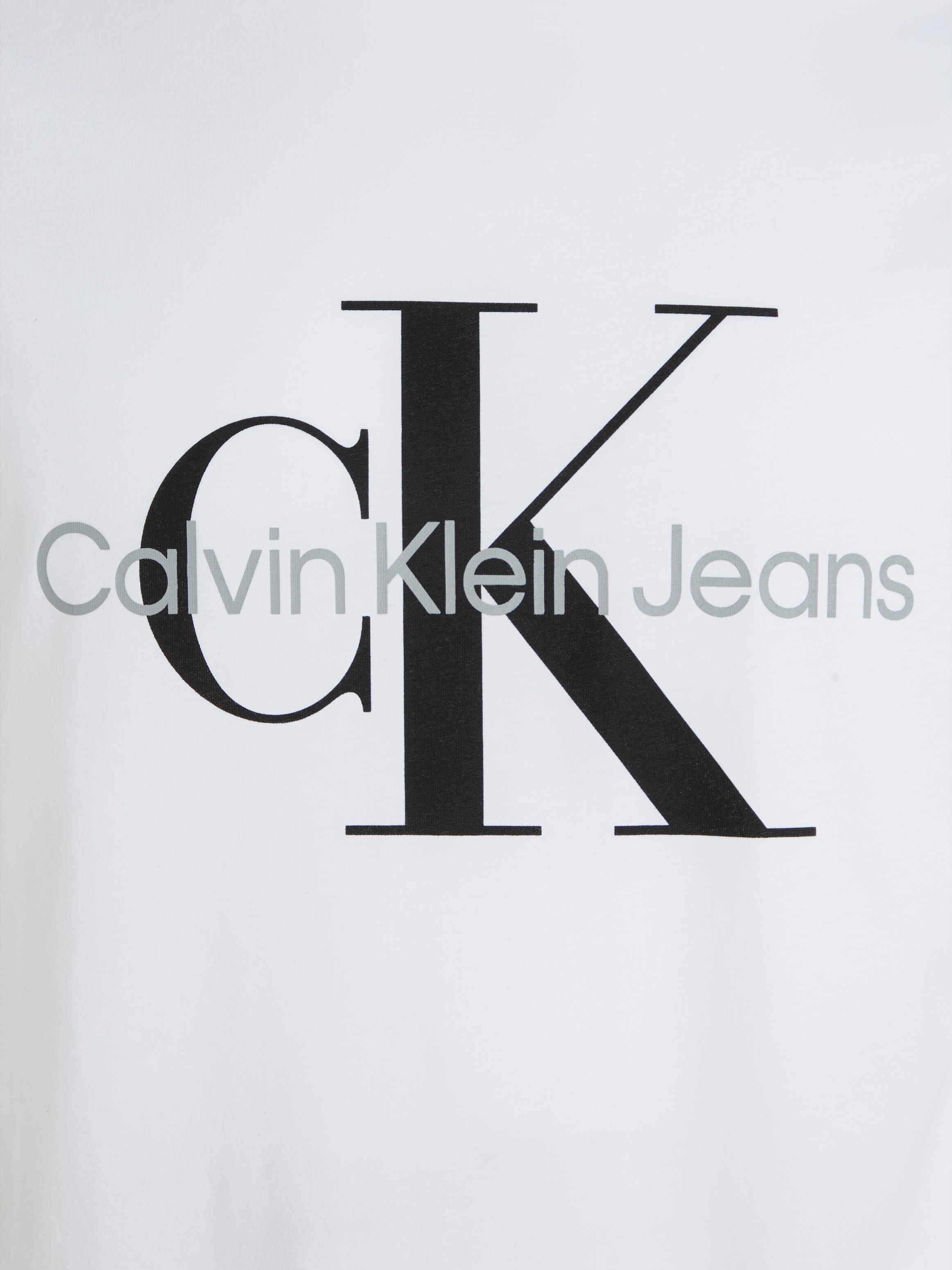 Calvin Klein Jeans T-Shirt »ICONIC MONOGRAM SLIM TEE«, mit großem CK-Print