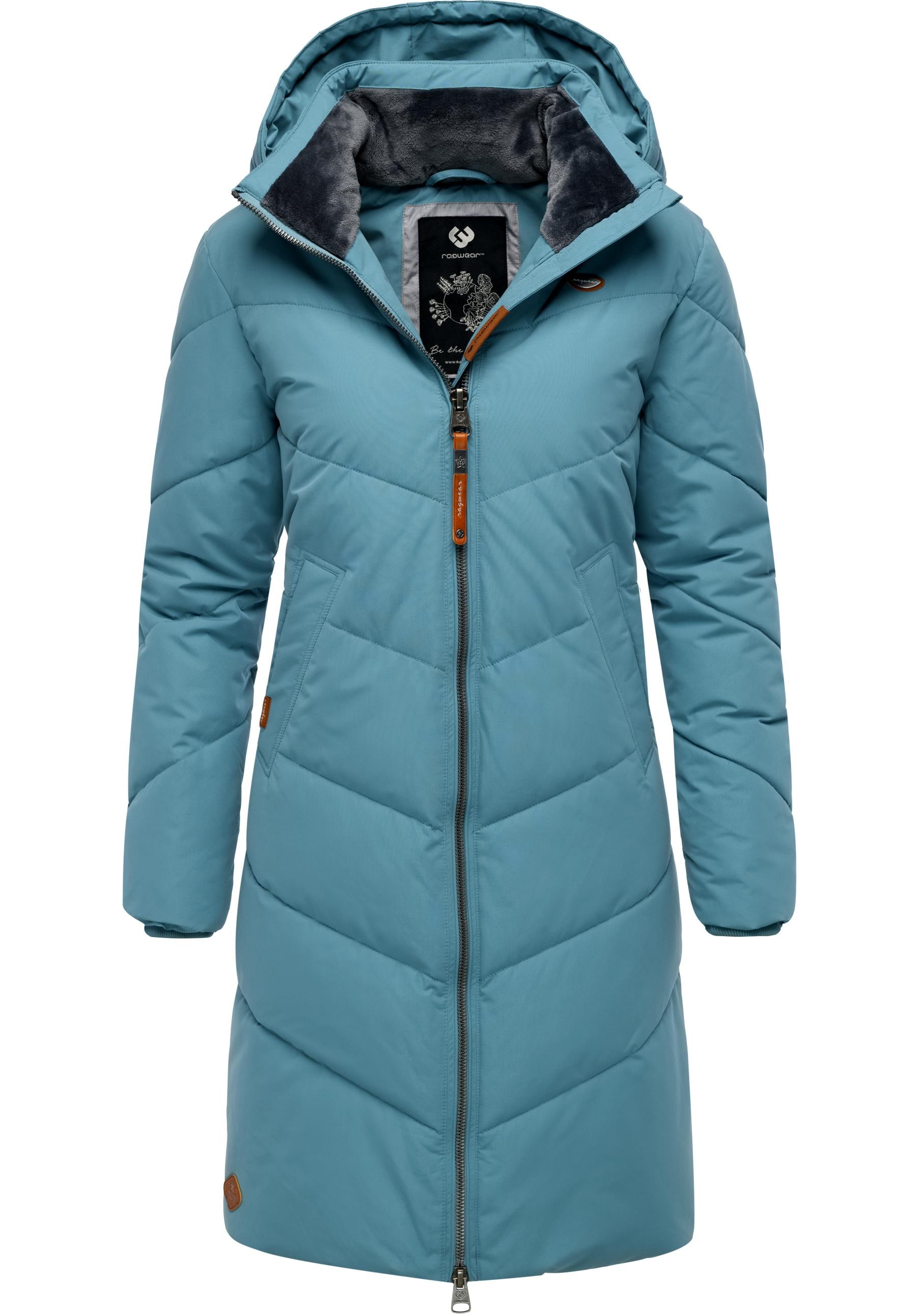 Ragwear Wintermantel "Rebelka" wasserdichter Winterparka mit abnehmbarer Kapuze