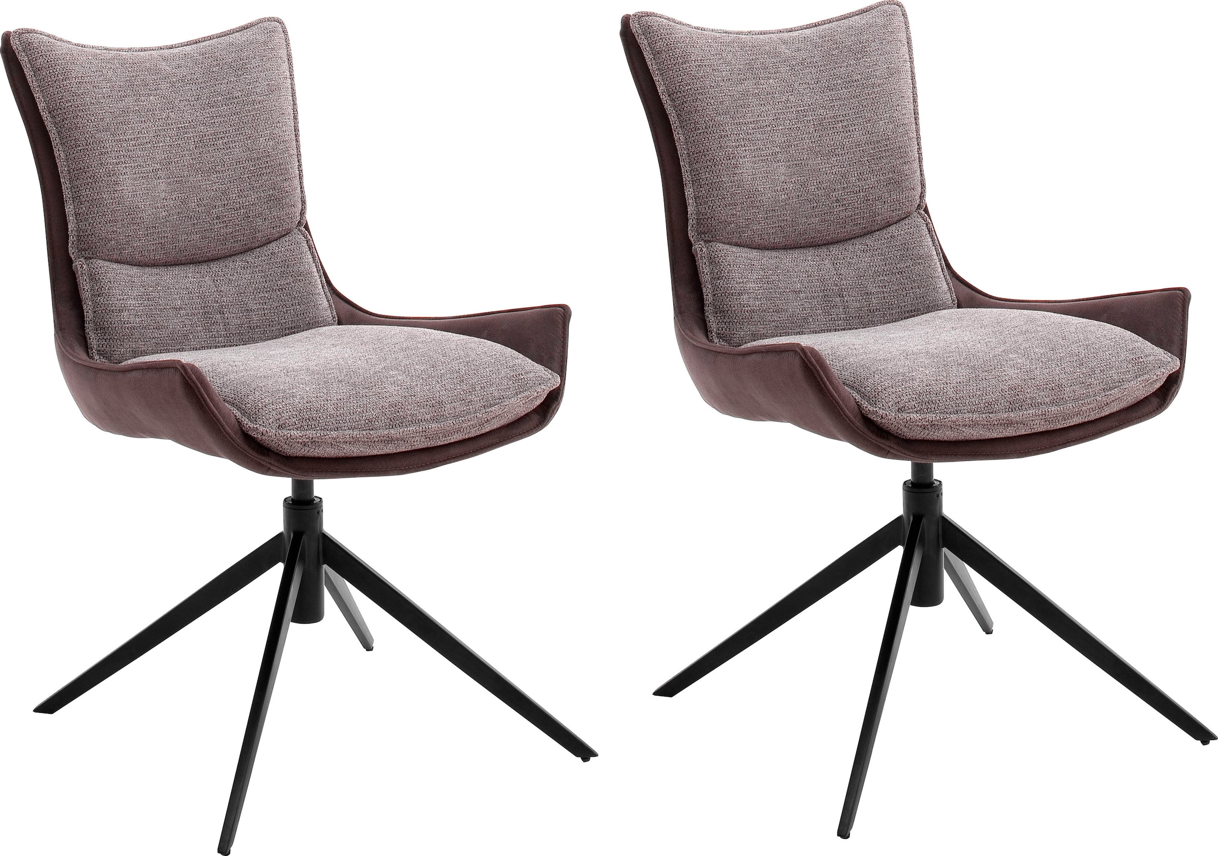 MCA furniture 4-Fußstuhl "Kitami" (Set) 2 Stk. Esszimmerstuhl drehbar 360 m günstig online kaufen