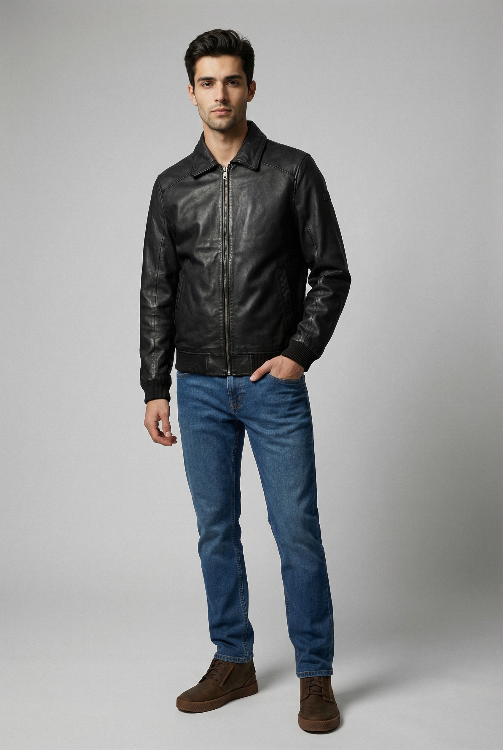 Thumbnail - Mauritius Lederjacke "MMCrovig"