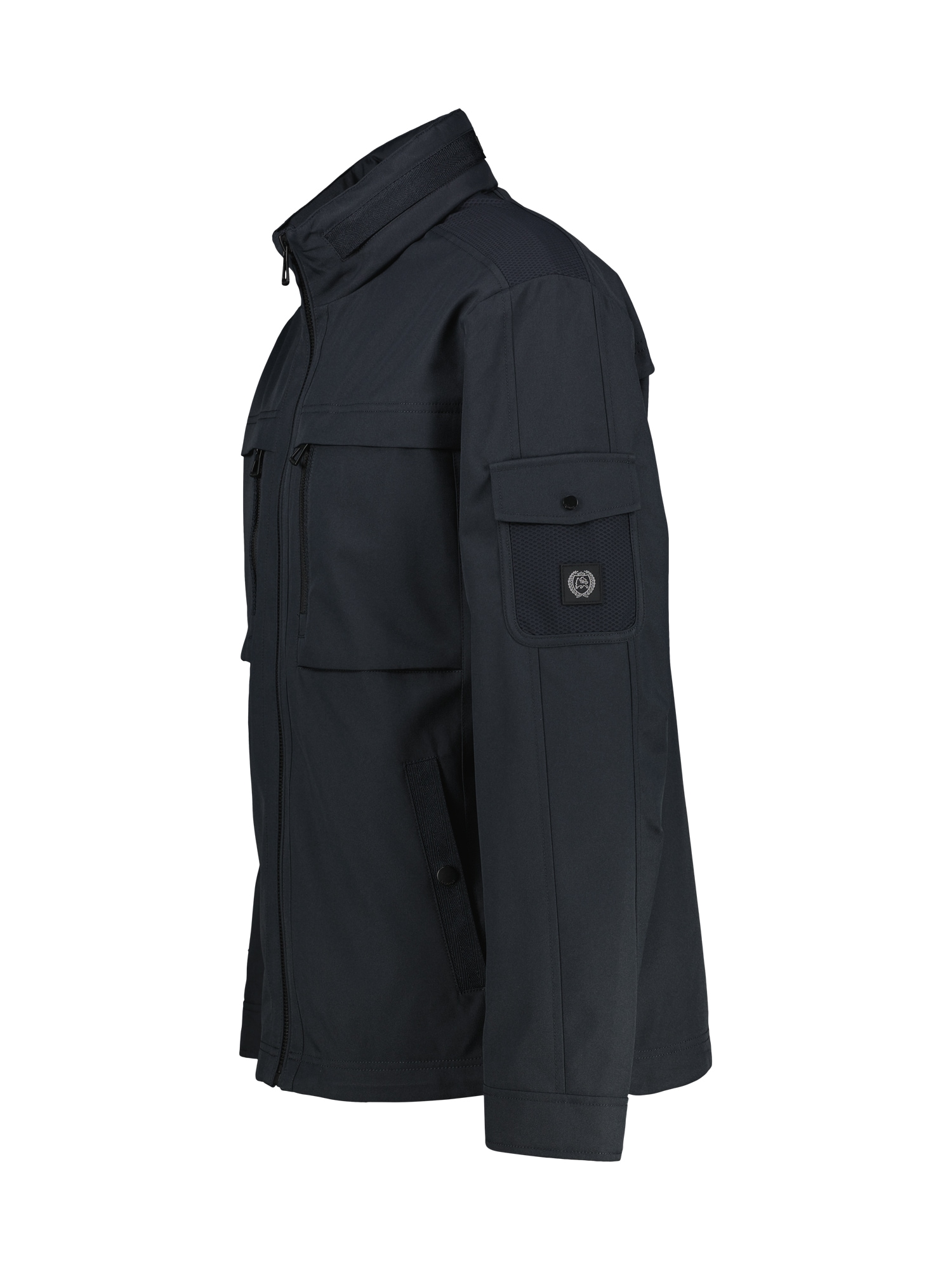 LERROS Outdoorjacke »LERROS Shell-Blouson mit Kapuze«, mit Kapuze, Wasser- und windabweisend, atmungsaktiv