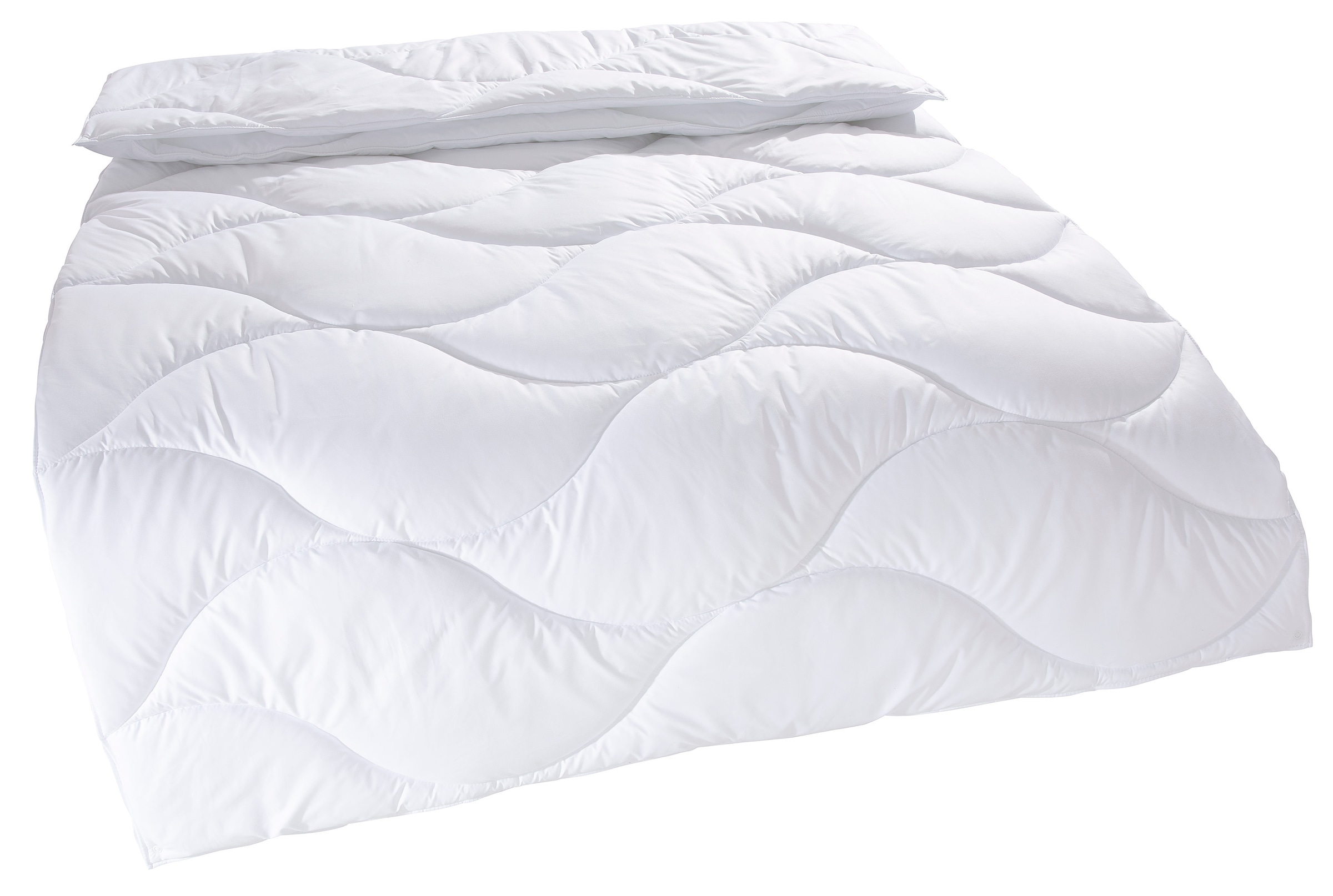 my home Microfaserbettdecke »Caelan, kaufe eine Decke - erhalte die Leichtbettdecke gratis dazu!«, 4-Jahreszeiten, Füllung 100% Polyester, Bezug 100% Polyester, (1 St.), Bettdecke 135x200 cm und 155x220 cm, Sommer, Winter