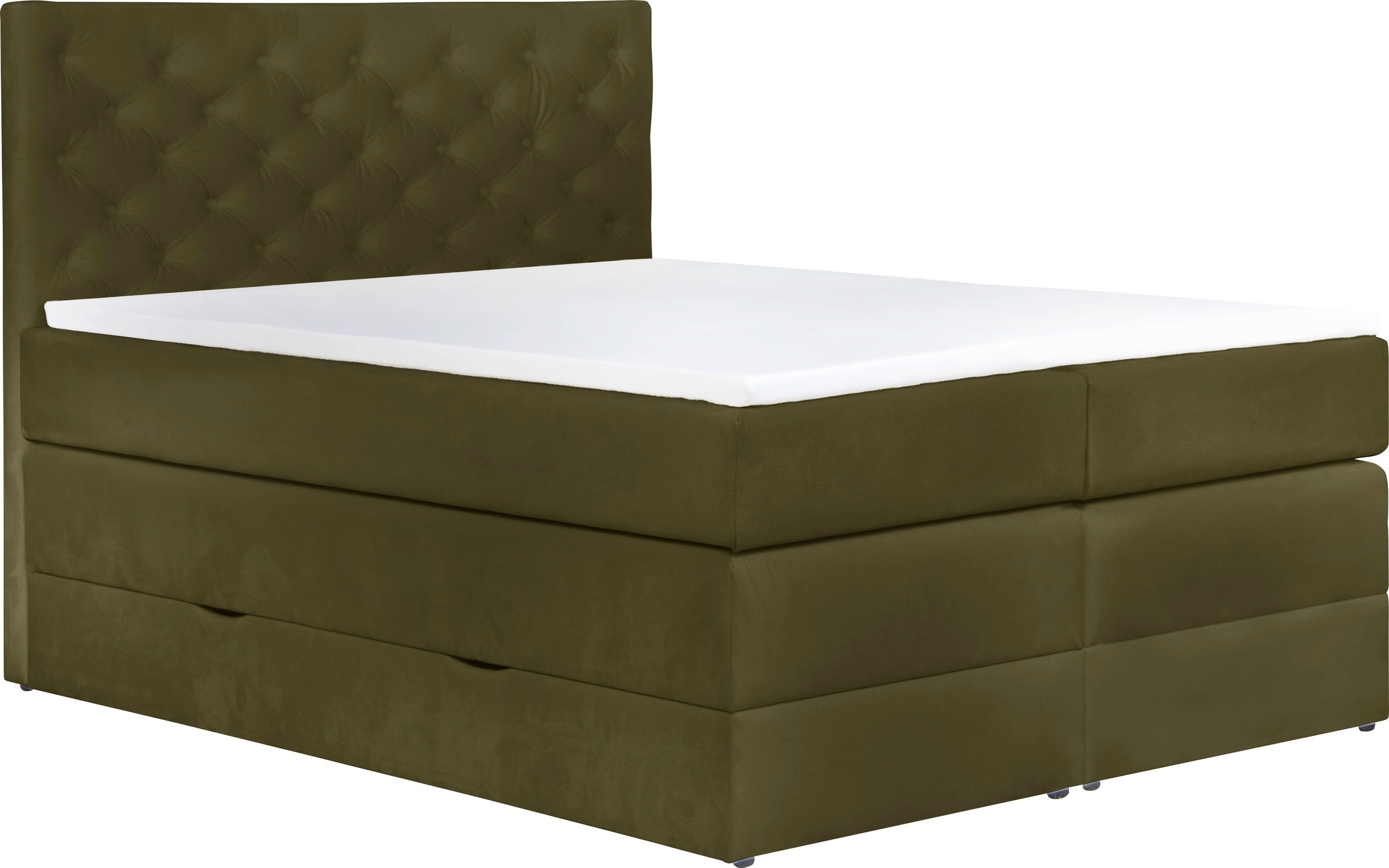 Leonique Boxspringbett »Jahvis«, incl. Topper und Bettkasten, in 4 Breiten, 3 Härtegraden kaufen