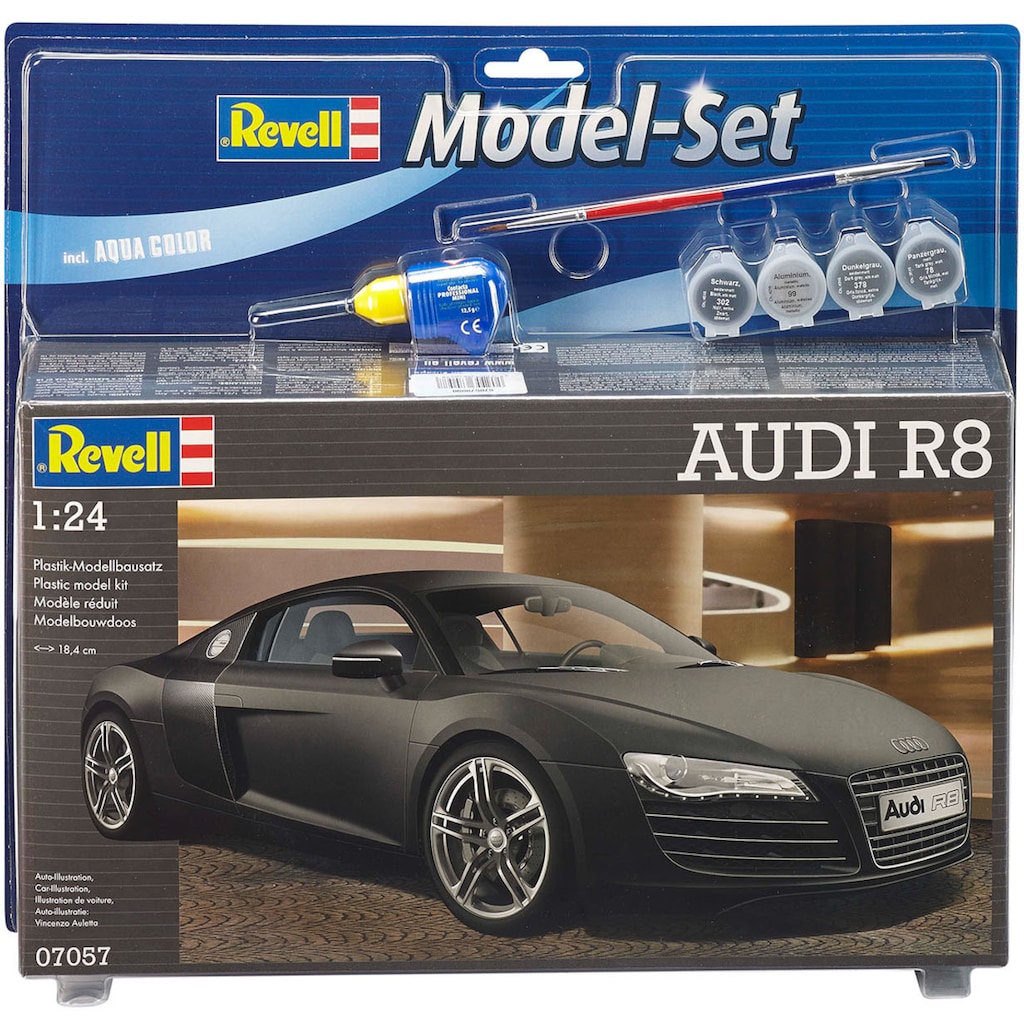 Revell® Modellbausatz »Model Set, Audi R8«, (Set), 1:24