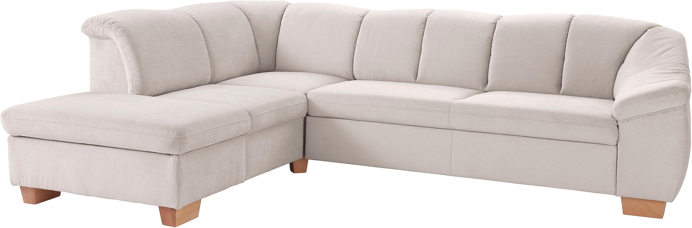 sit&more Ecksofa "Santo L-Form", mit Federkern, wahlweise mit Bettfunktion günstig online kaufen