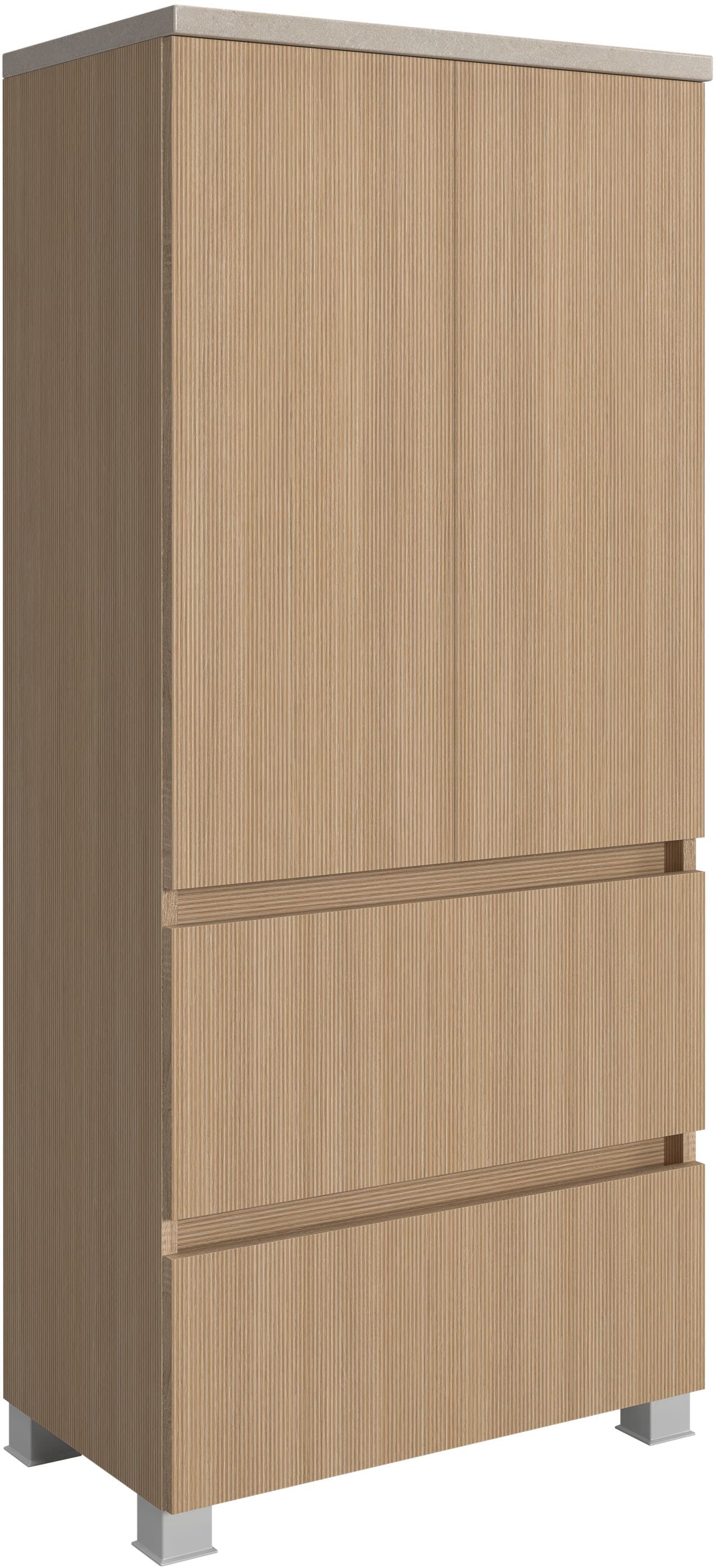 welltime Midischrank "EIXO, 2 Türen, 2 verstellbare Einlegeböden, 2 Softclo günstig online kaufen