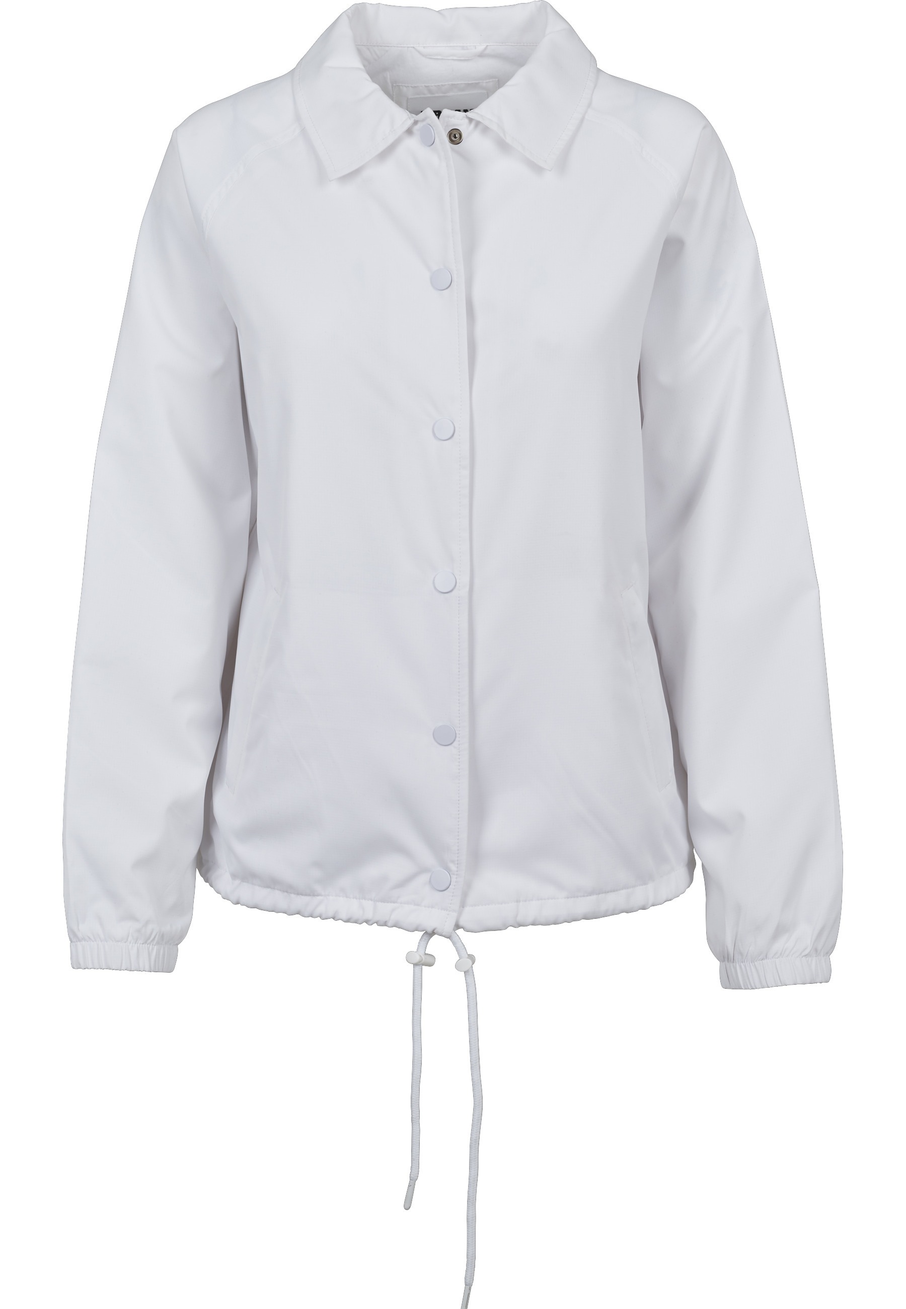 URBAN CLASSICS Fleecejacke "Urban Classics Damen Ladies Coach Jacket" 1 Stk. tlg. ohne Kapuze