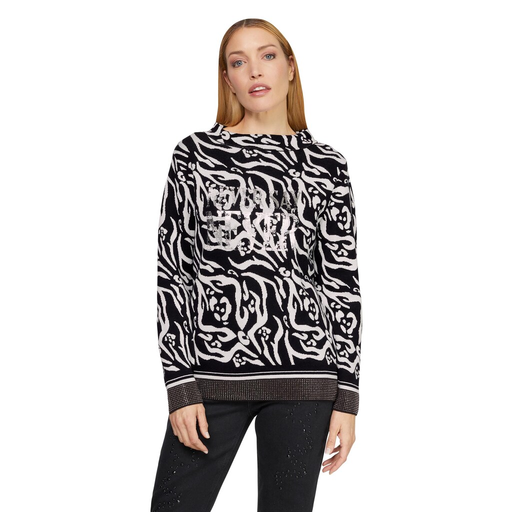 heine Jacquardpullover »Druck-Pullover«