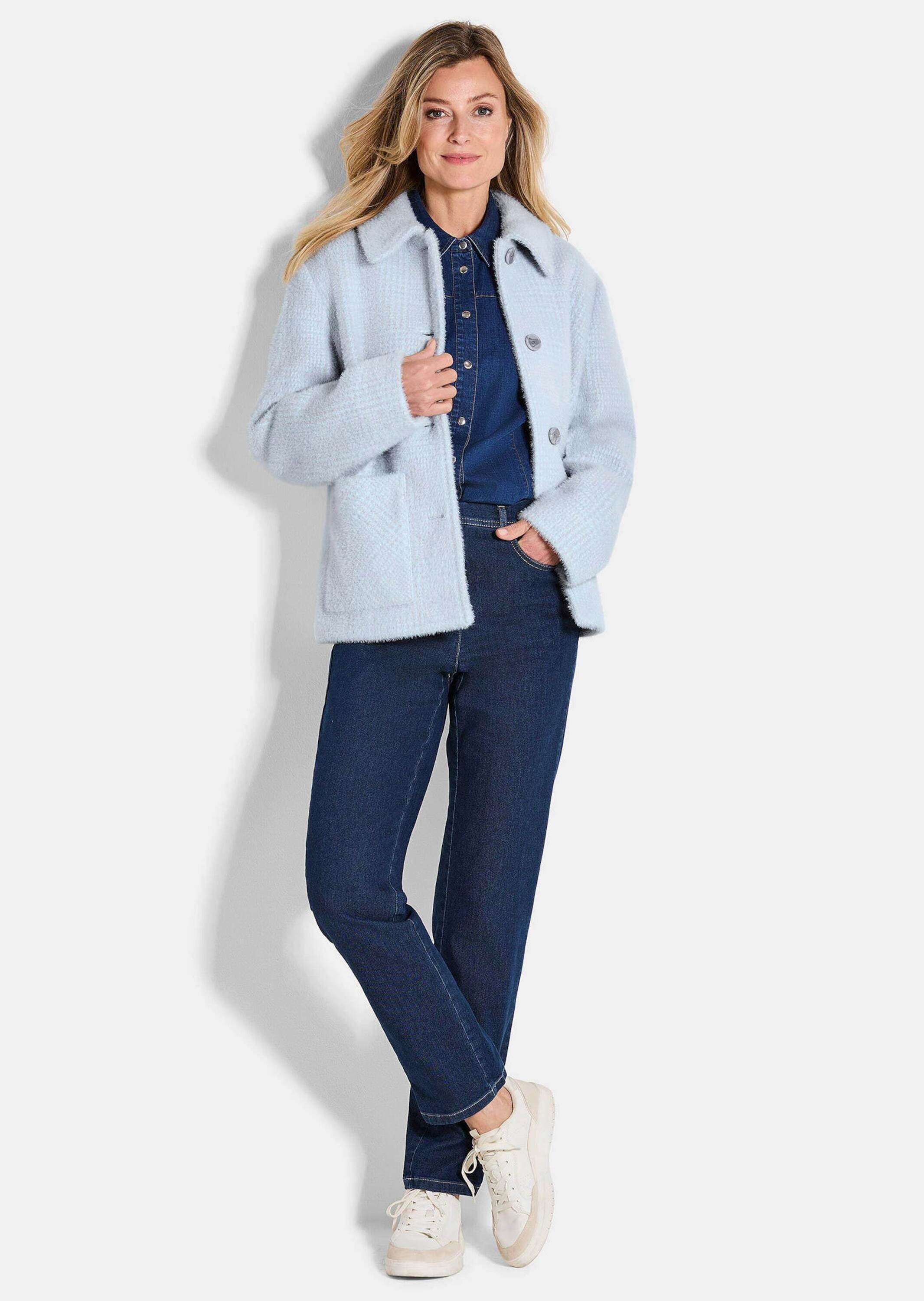 GOLDNER Kurzjacke "Kurzgröße Jacke in flauschiger Qualität" günstig online kaufen