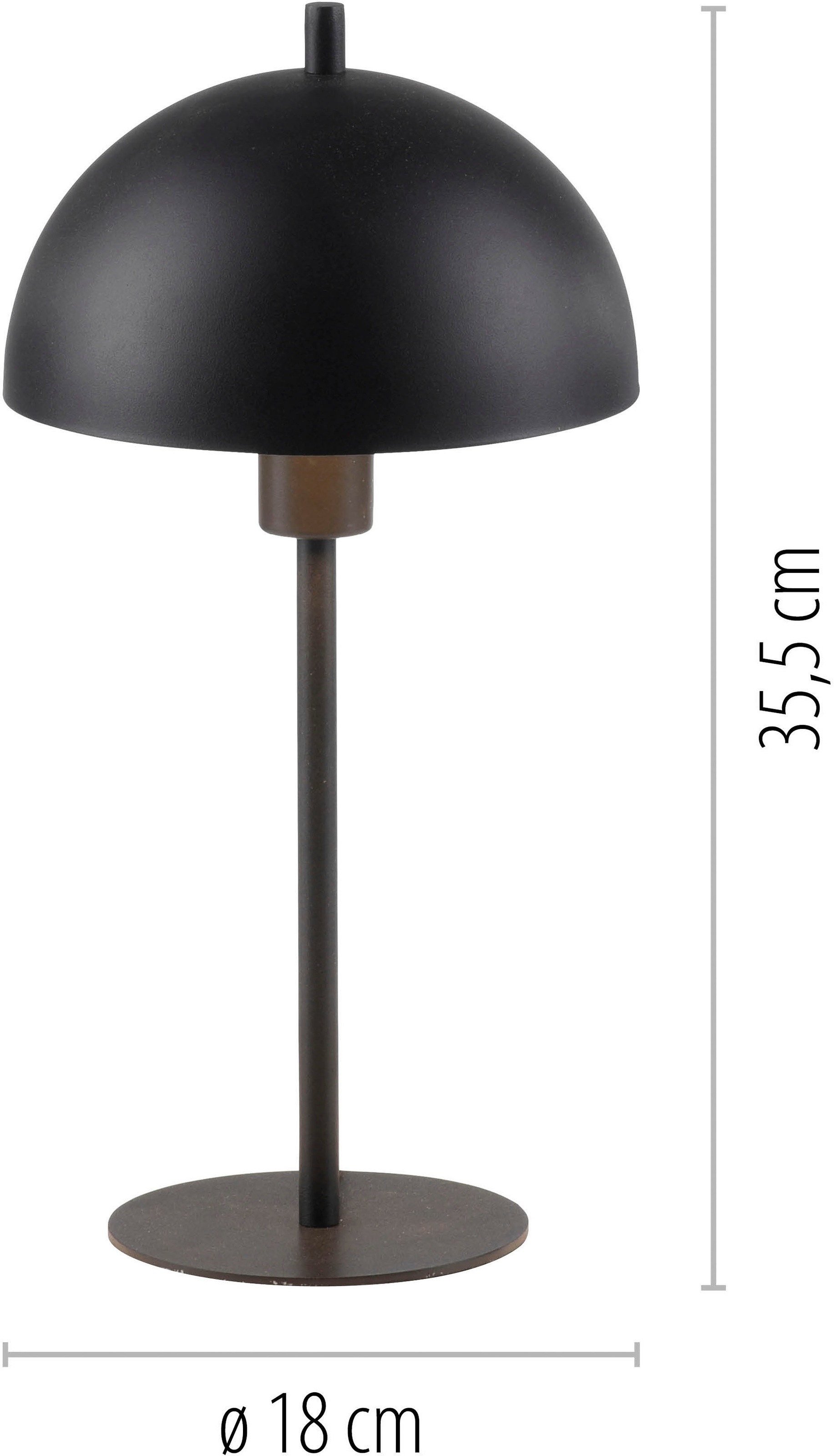 SCHÖNER WOHNEN-Kollektion LED Tischleuchte »ALI« E14 1 Stk. SCHÖNER WOHNEN Kollektion, Schnurschalter, Downlight